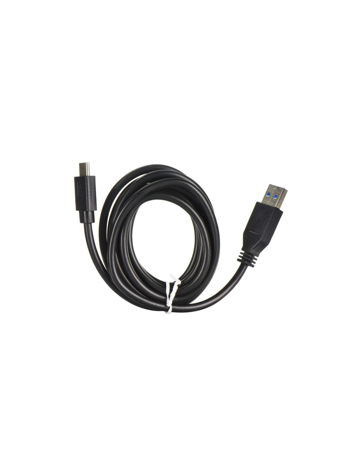 Kabel USB A do Typ C 3.0 2A HD2 2 m czarny
