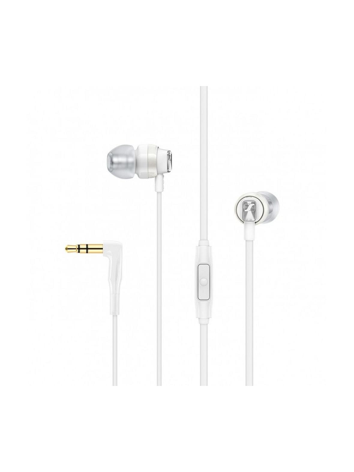 Słuchawki przewodowe douszne Jack 3,5 mm Sennheiser CX 300S białe