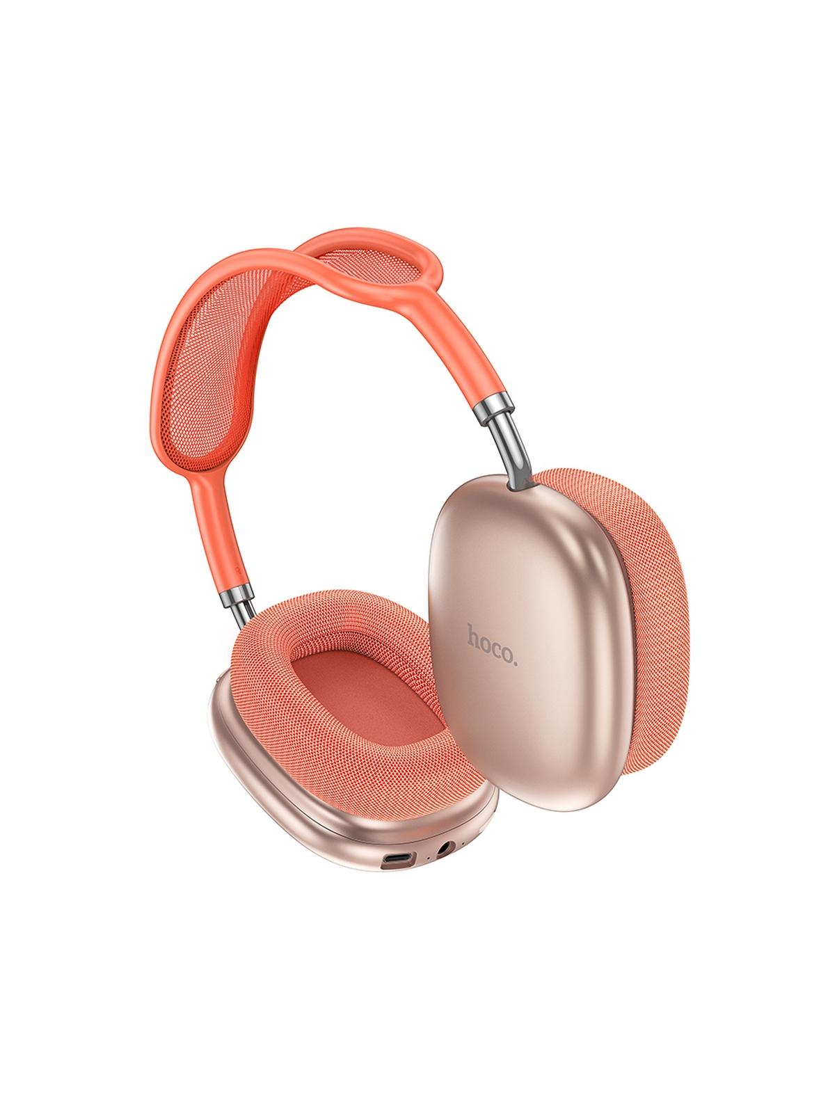 Słuchawki bezprzewodowe nauszne Hoco W55 różowe