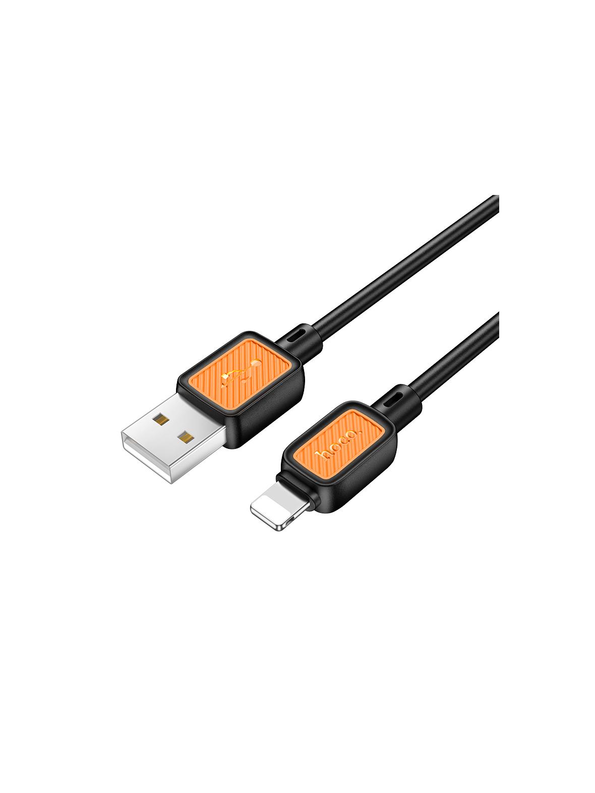 Kabel USB A do Lightning Hoco 2,4A 1 m X108 czarny