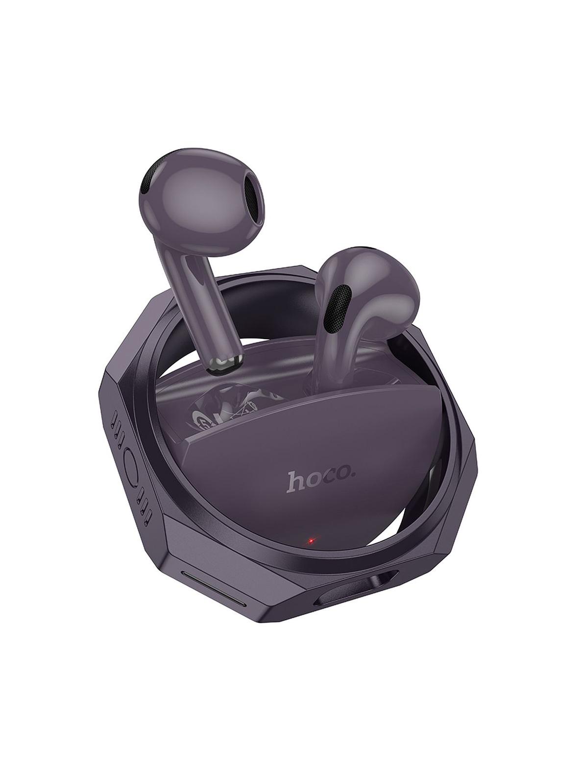 Słuchawki bezprzewodowe douszne Hoco EW70 czarno fioletowe