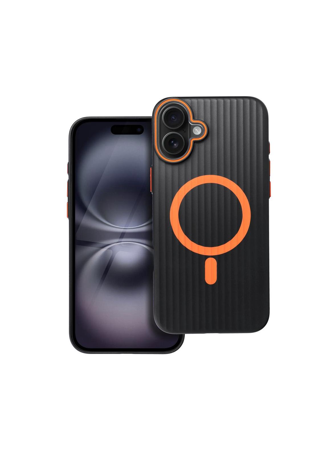 Futerał SIMPLY kompatybilny z MagSafe do IPHONE 16 Plus tytan czarny