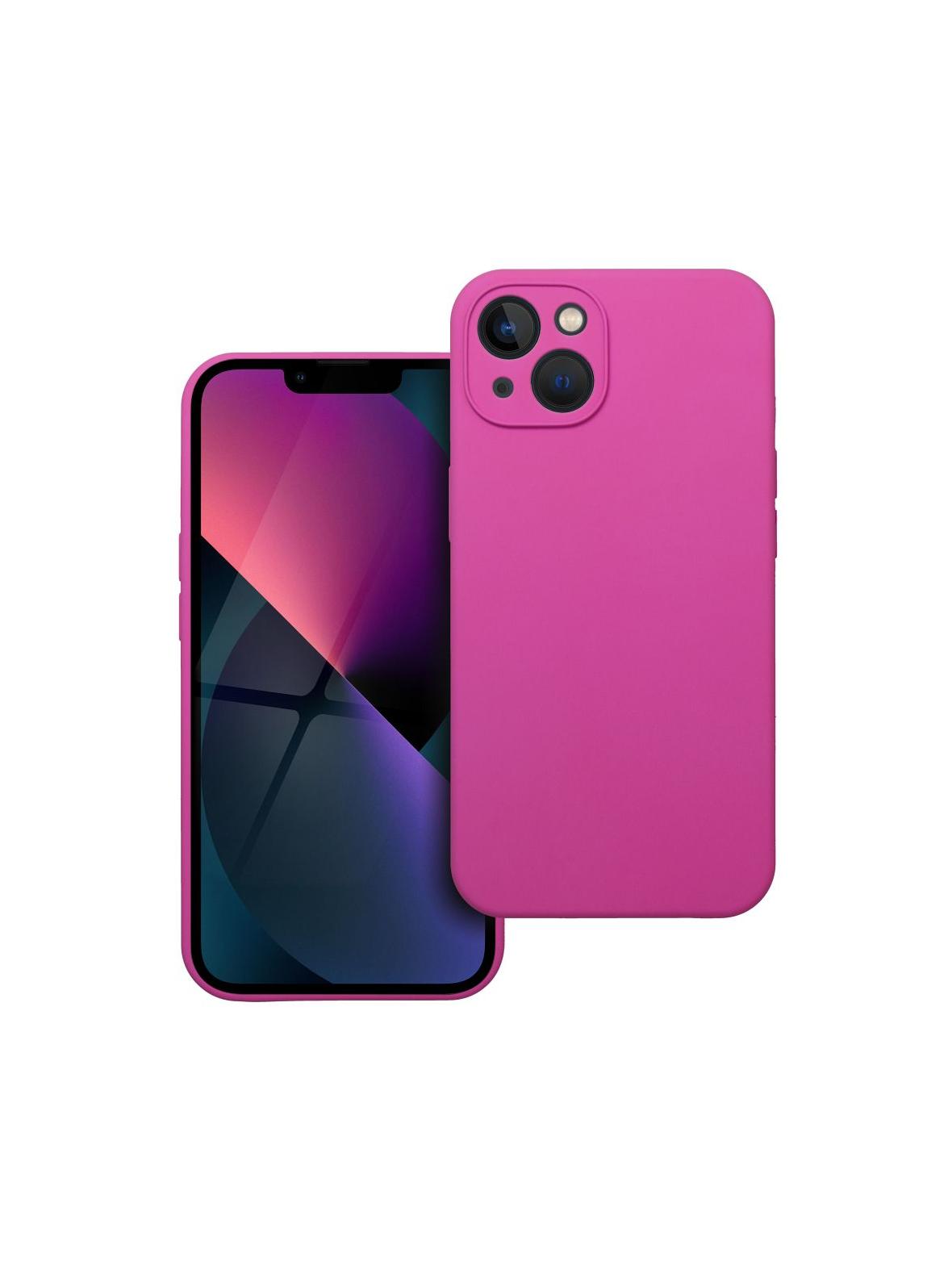 Futerał SILICONE 2mm do IPHONE 13 róż