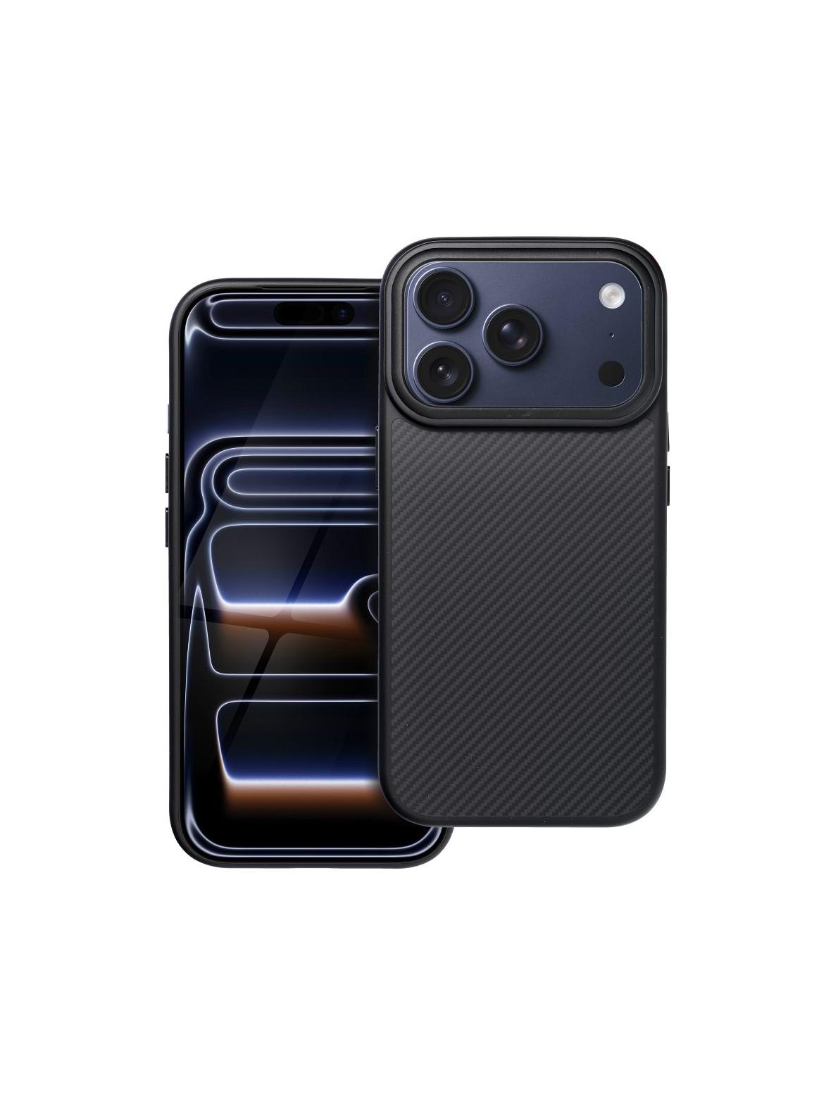 Etui na iPhone 17 PRO Carbon Elite Mag Cover zgodny z MagSafe czarny