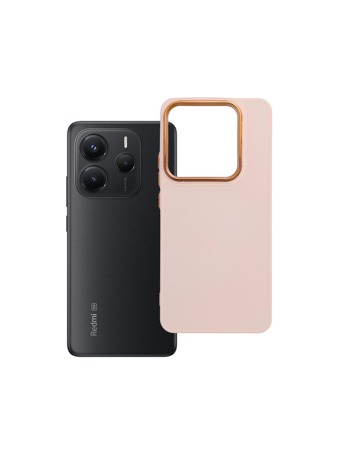 Futerał FRAME do XIAOMI Redmi Note 14 5G pudrowy róż