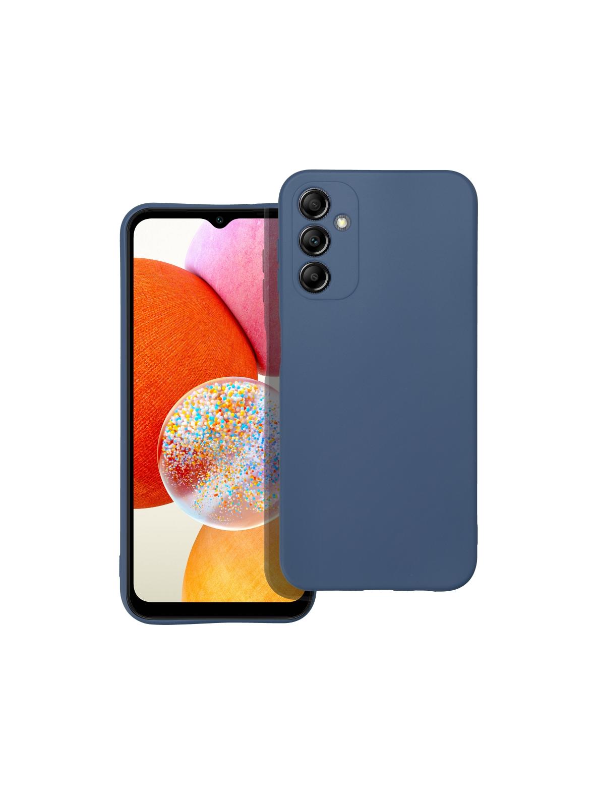 Futerał SOFT do SAMSUNG A14 5G / A14 4G ciemny niebieski