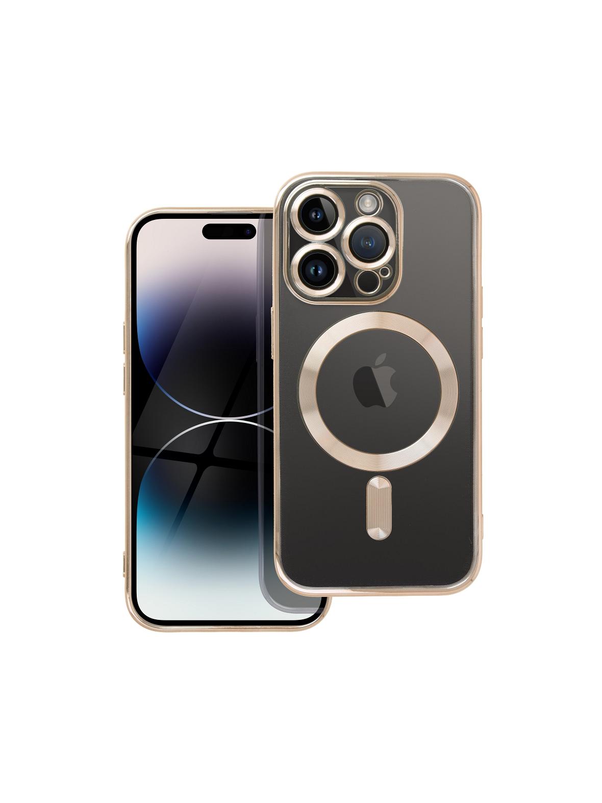 Futerał ELECTRO MAG COVER kompatybilny z MagSafe do IPHONE 14 Pro złoty