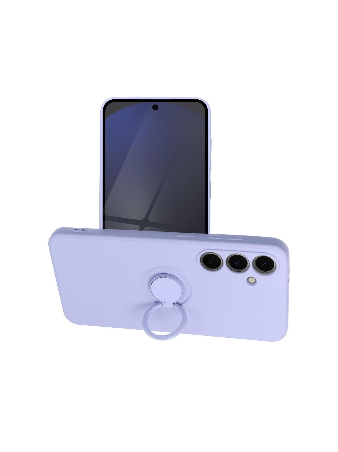 Futerał SILICONE RING do SAMSUNG S24 FE fioletowy