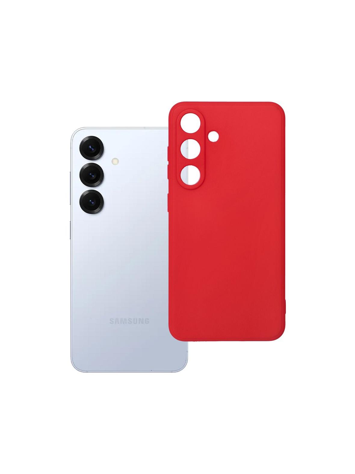Futerał SOFT do SAMSUNG S25 czerwony