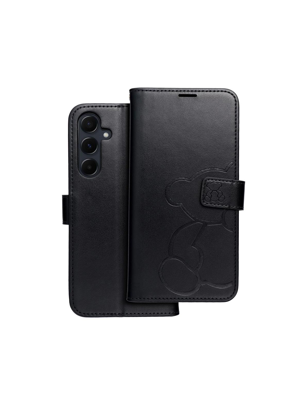 Kabura MEZZO Book do SAMSUNG A55 5G teddy bear czarny