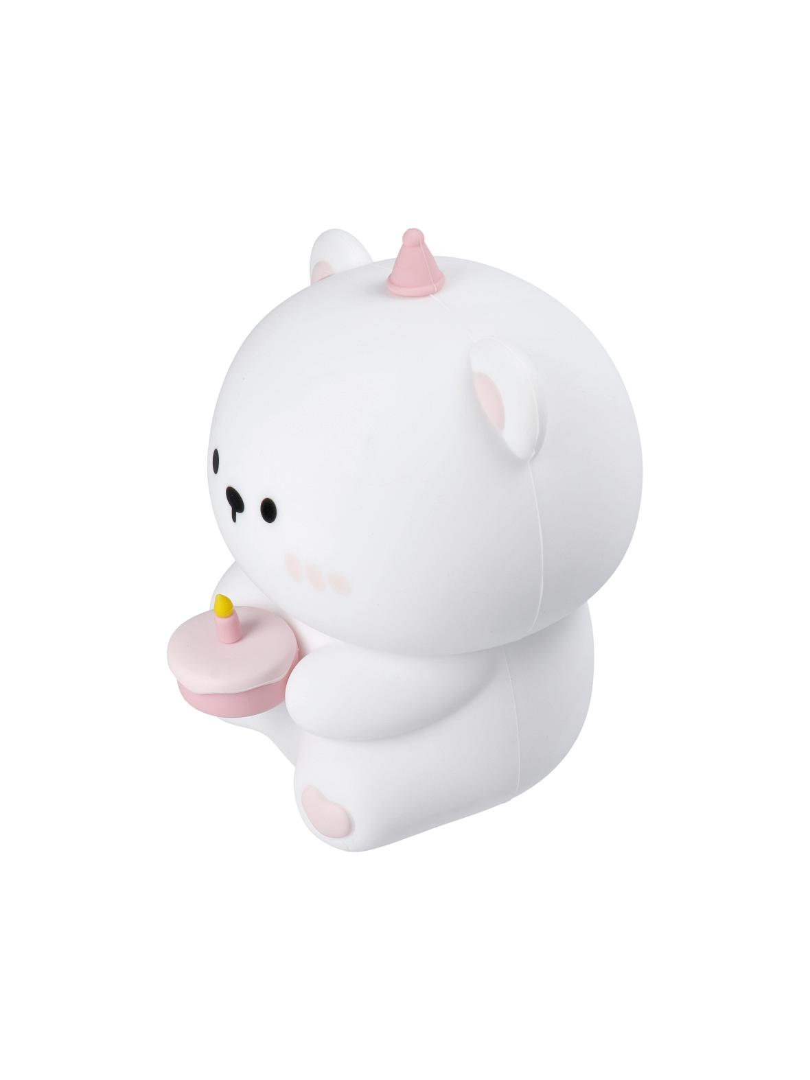 Lampka nocna Urodzinowy Miś Art Deco dotykowy