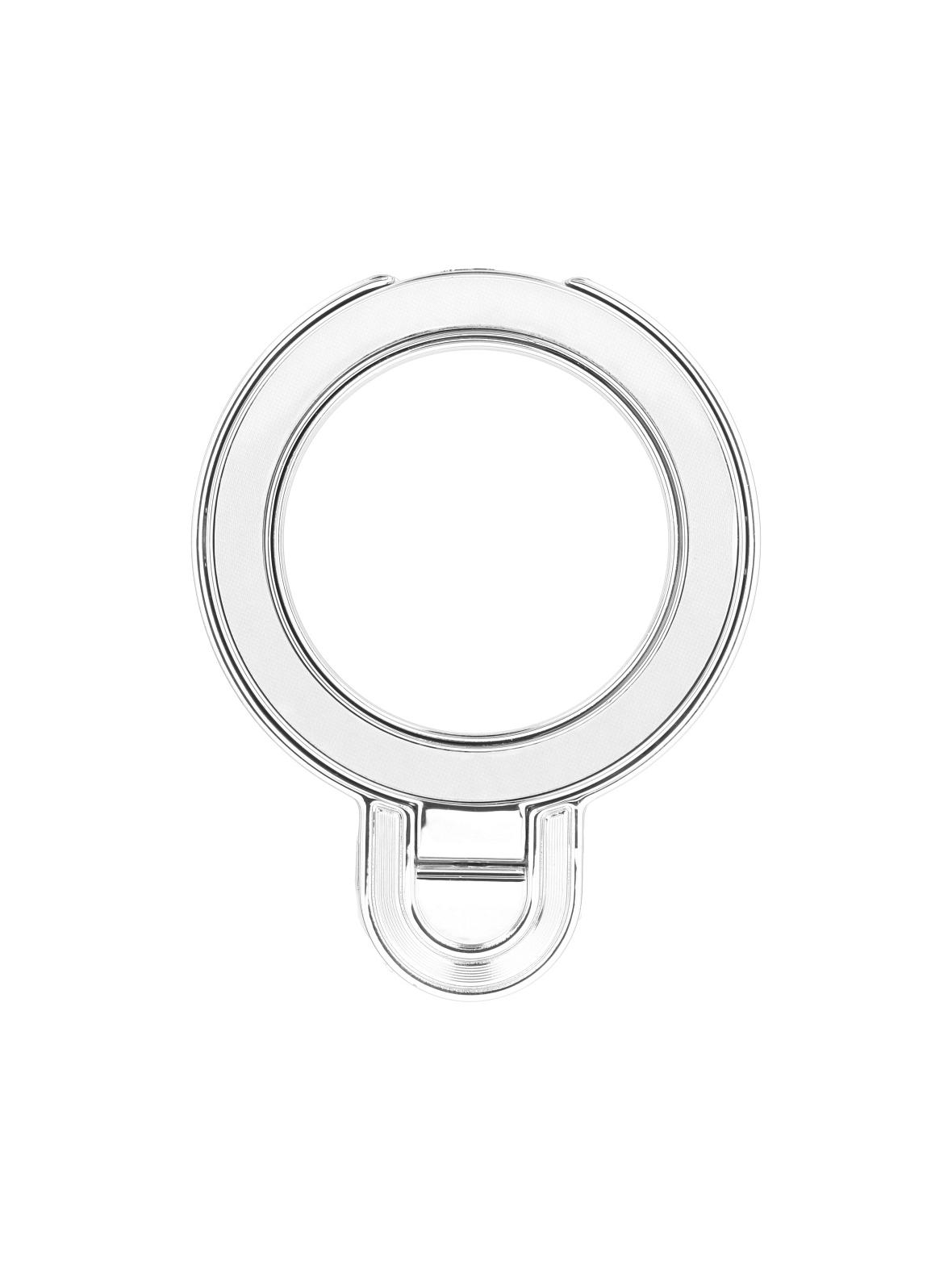 Stojak na telefon CIRCLE - naklejany - srebrny