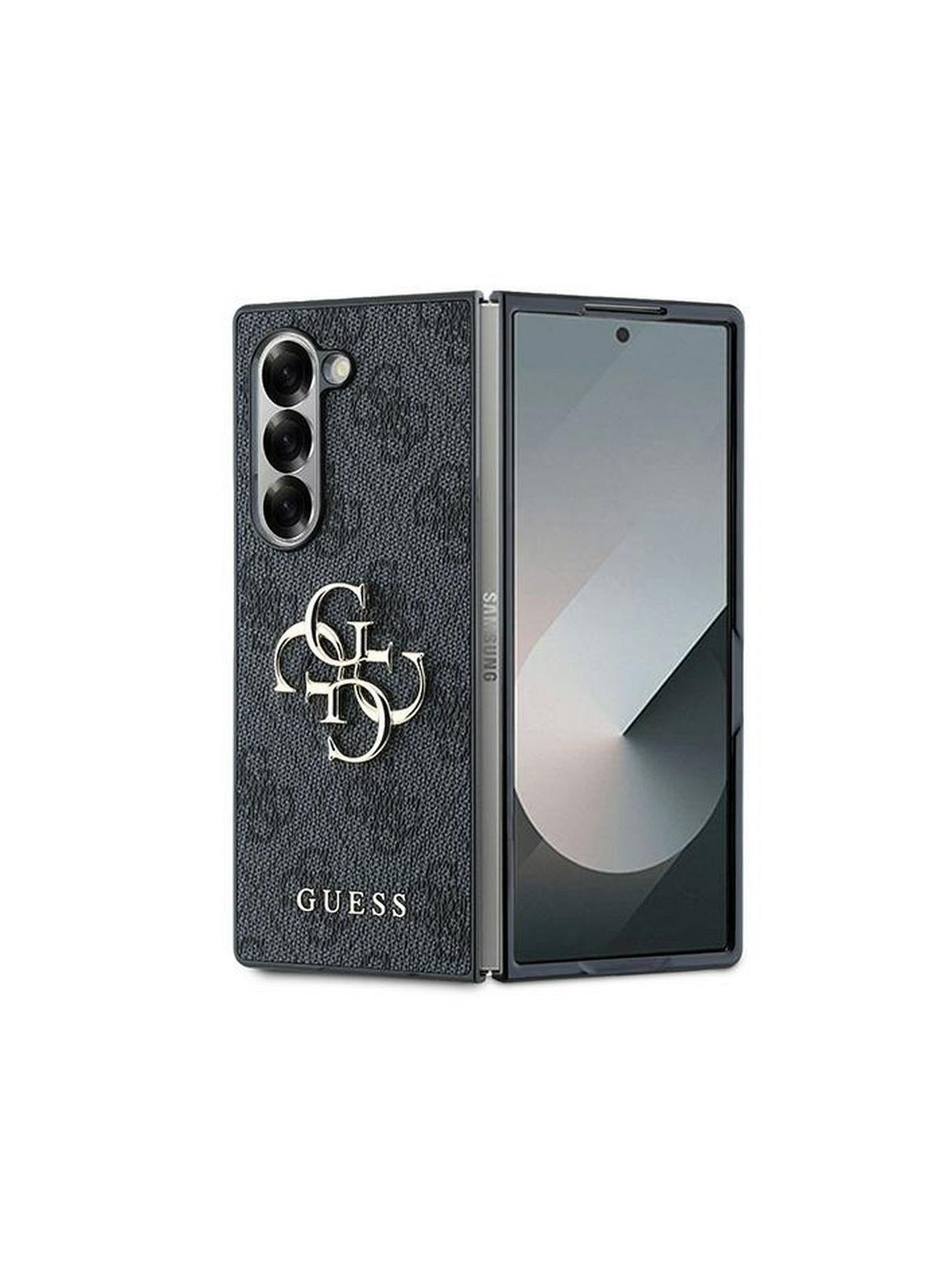 GUESS futerał do SAMSUNG Z Fold 6 GUHCZFD64GMGGR (PU 4G Leather Metal Logo) czarny