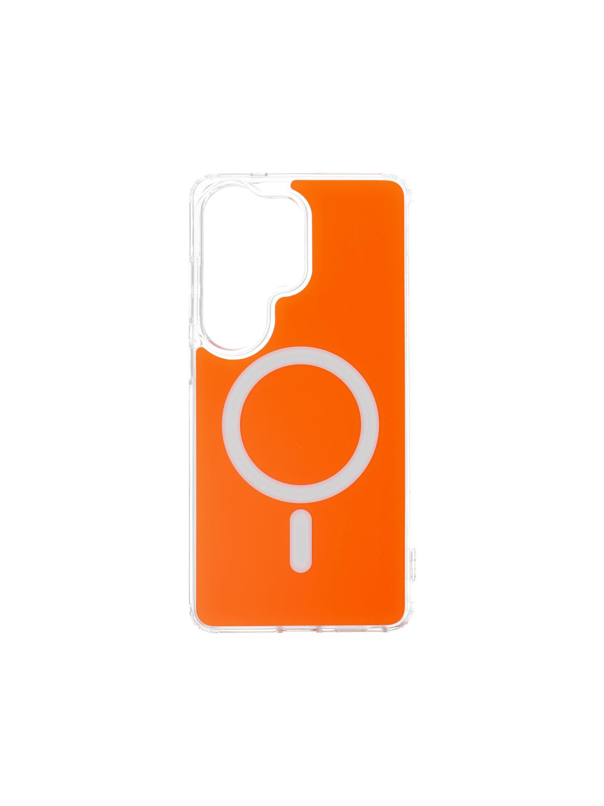 Futerał do Samsung S26 ULTRA Clear Fusion Mag Cover zgodny z MagSafe hermes orange