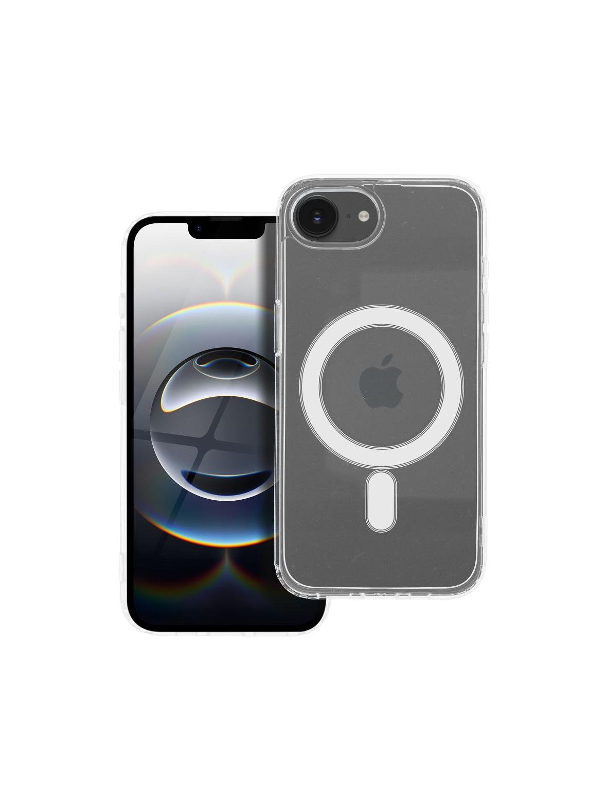 Futerał CLEAR MAG COVER (MID) kompatybilny z MagSafe do IPHONE 16e (SE 4 2025) transparentny