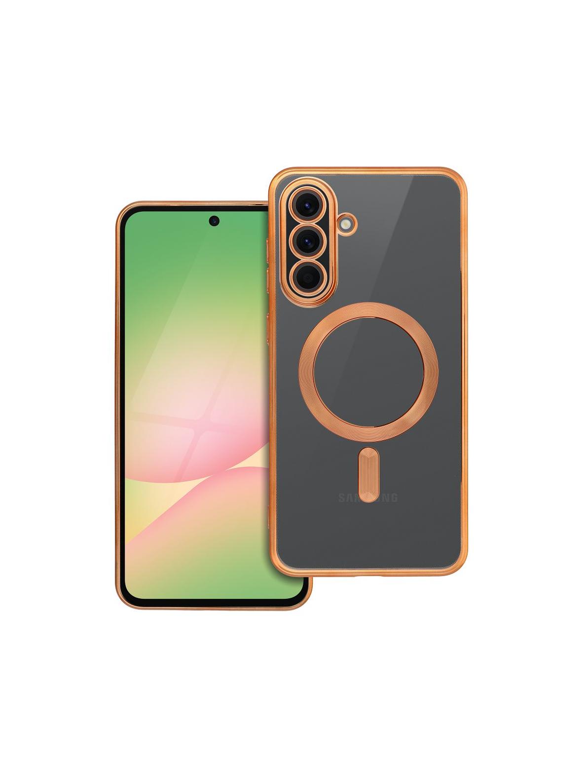 Futerał ELECTRO MAG COVER kompatybilny z MagSafe do SAMSUNG A56 złoty