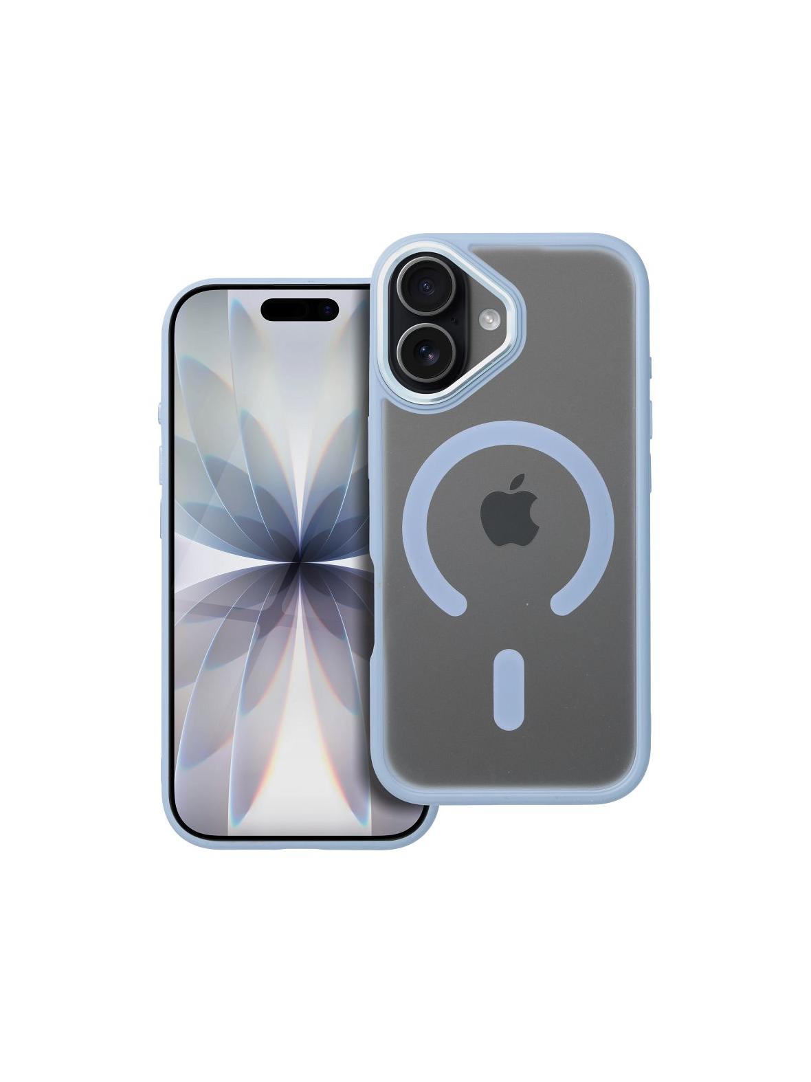 Futerał MATTE MAG COVER kompatybilny z MagSafe do IPHONE 17 niebieski