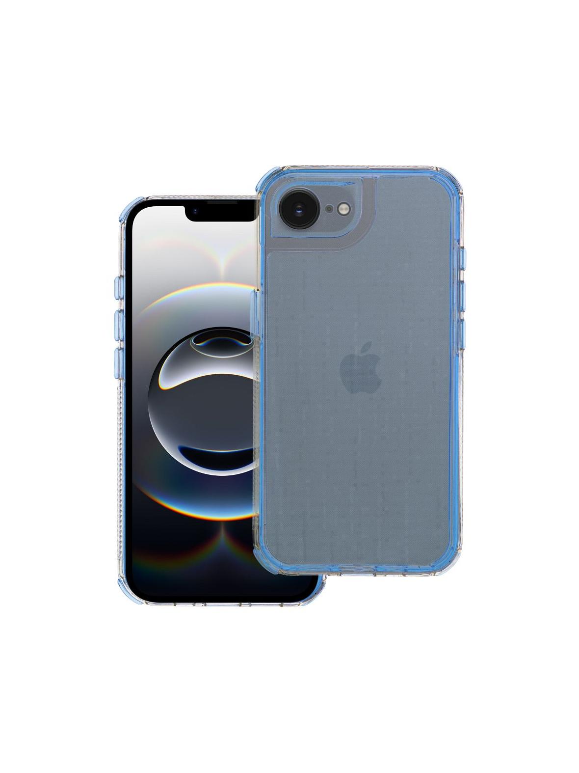 Futerał MATRIX CLEAR do IPHONE 16e (SE 4 2025) niebieski