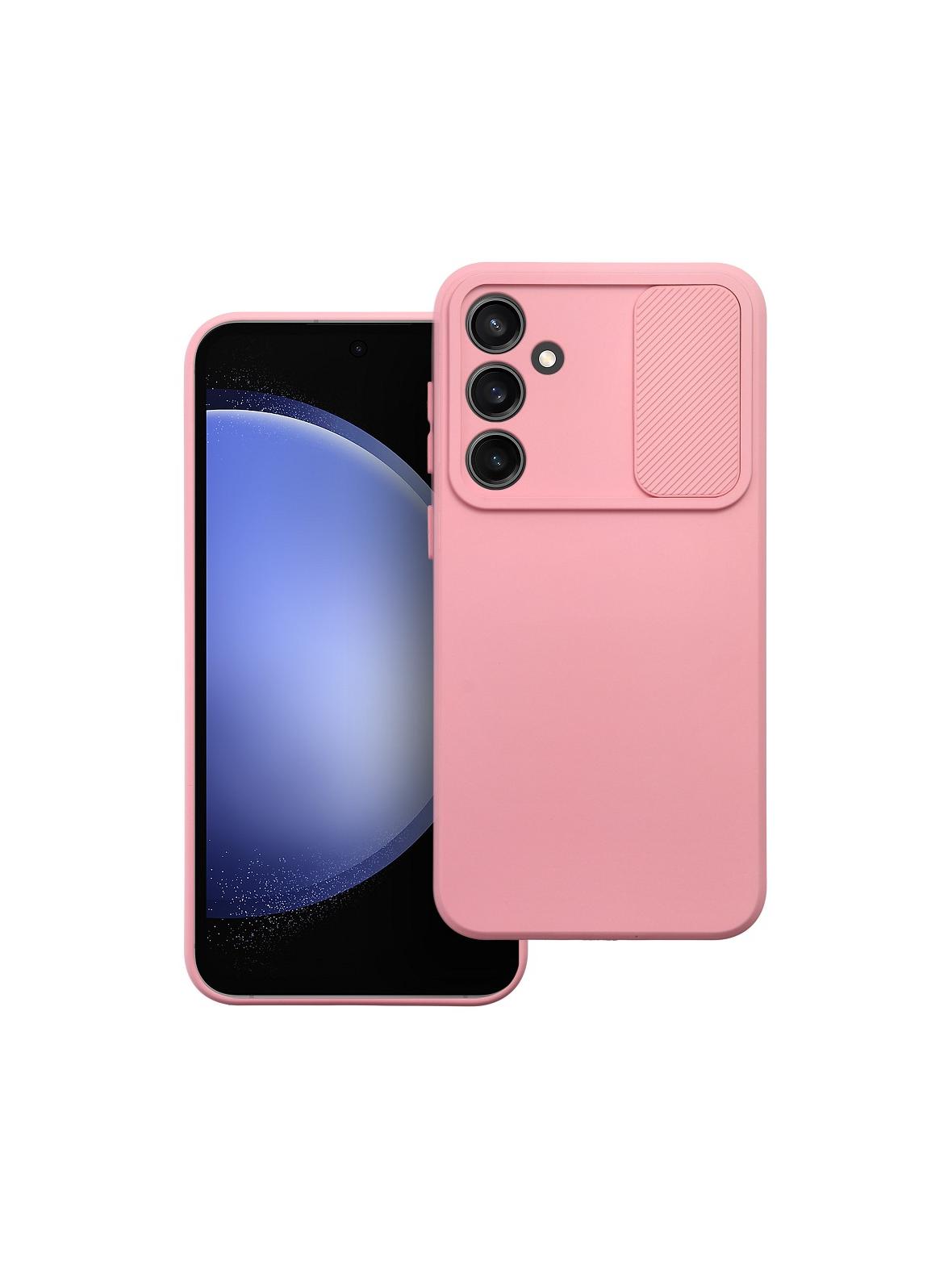 Futerał SLIDE do SAMSUNG S23 FE jasnoróżowy