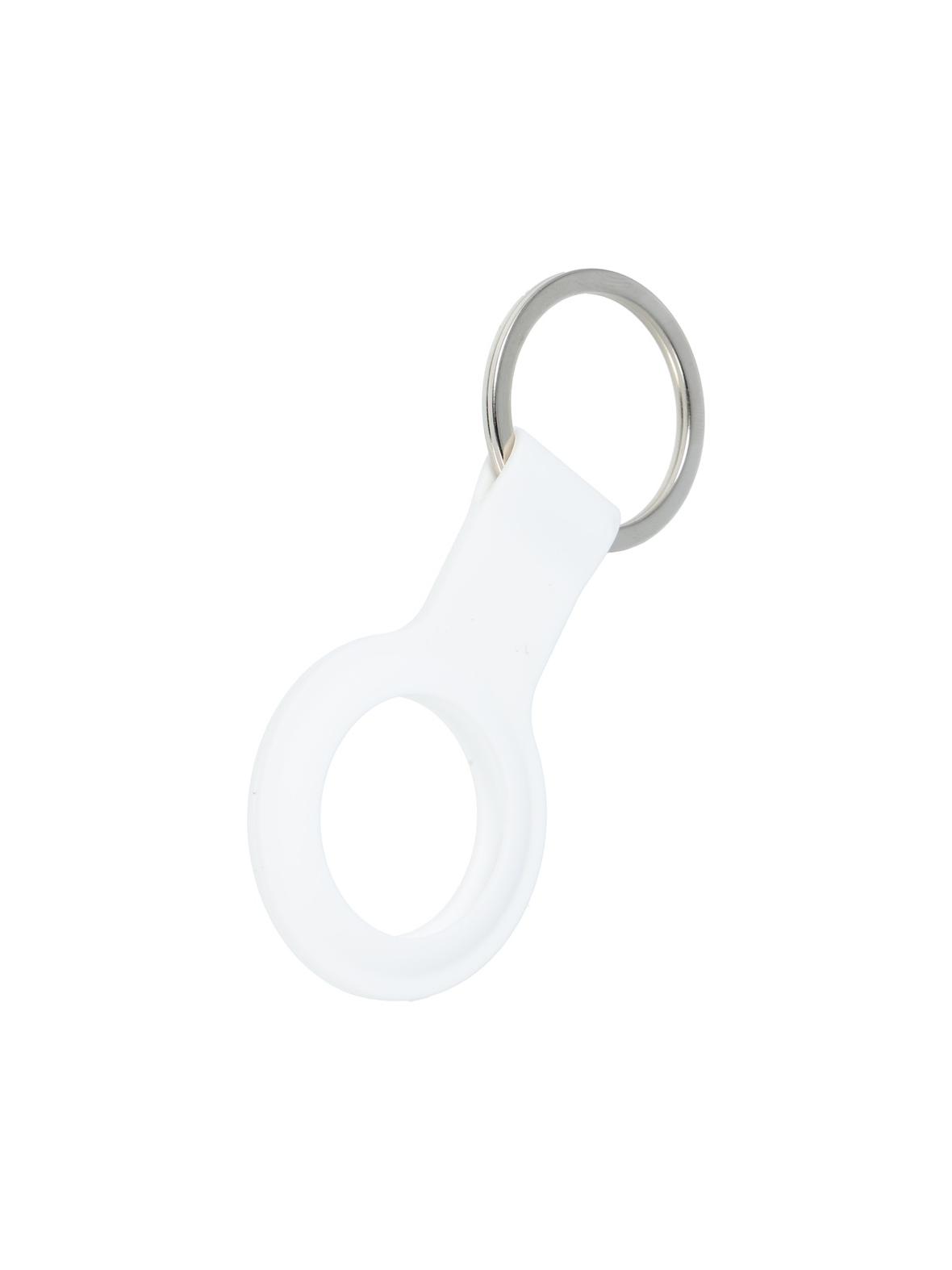 Brelok do lokalizatora AIRTAG / FORCELL F-TAG - SILICONE biały