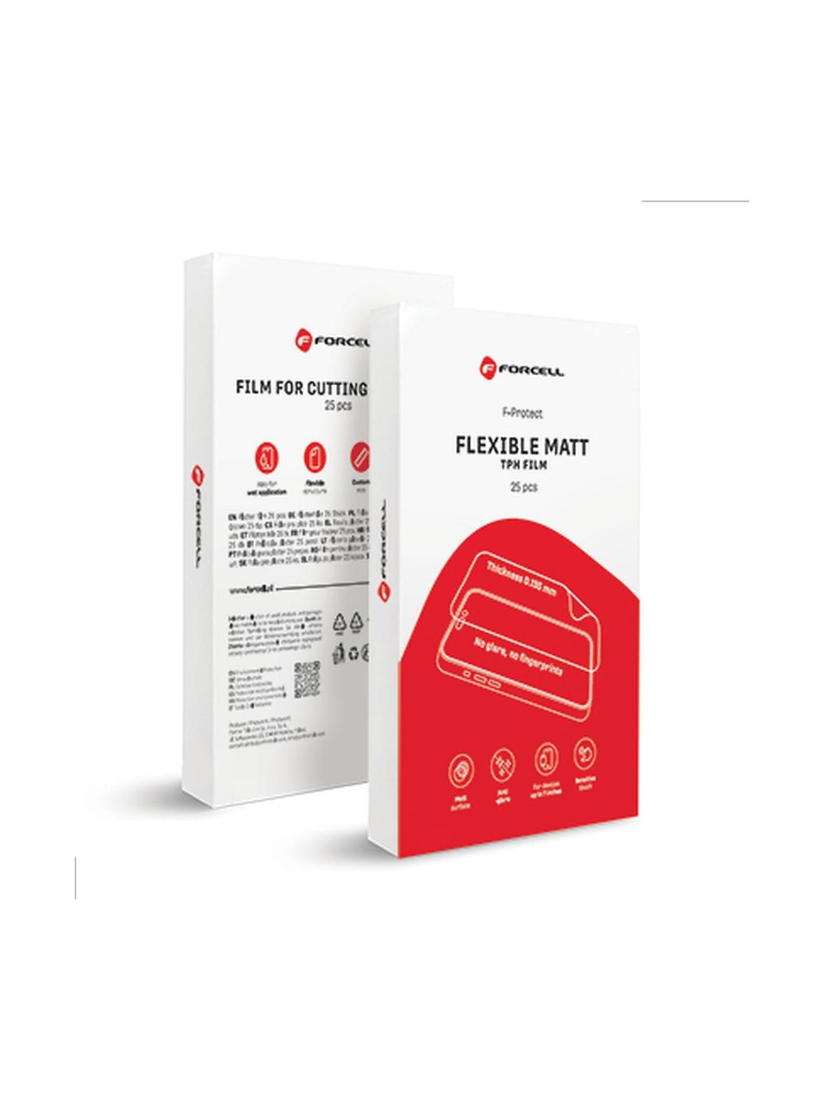 Folia do cięcia do plotera Forcell F-Protect Flexible MATT 196 x 125 mm 25 sztuk