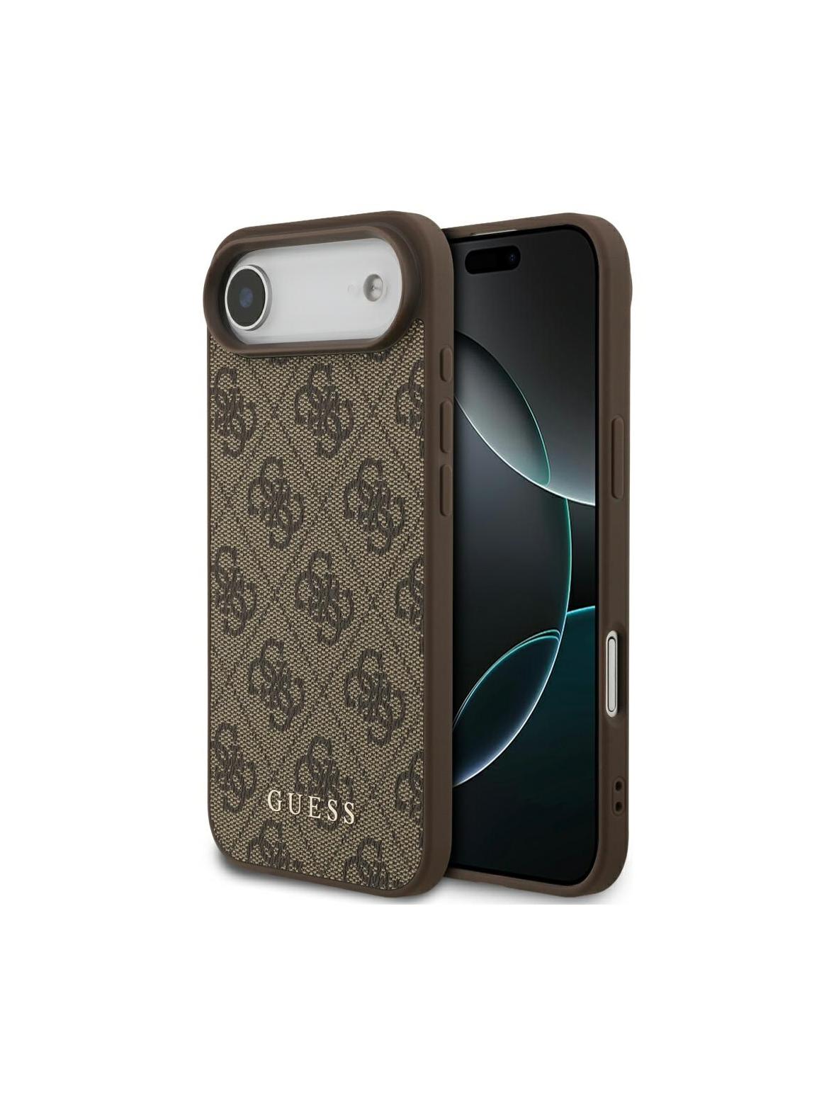 GUESS futerał do IPHONE 17 Air GUHCP17MG4GFBR (PU 4G Classic) brązowy