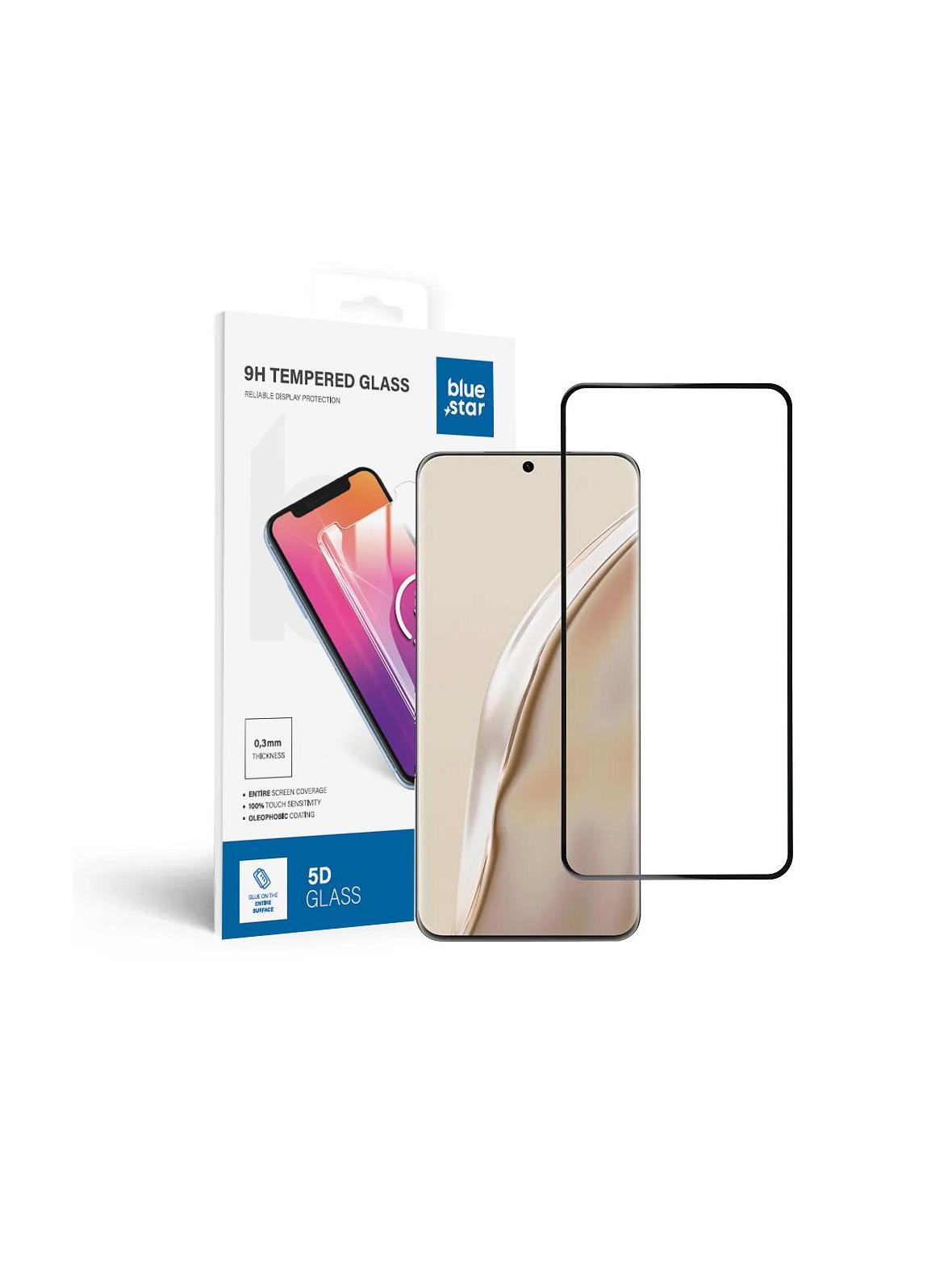 Szkło hartowane do Huawei P60 (full glue / case friendly) Blue Star 5D czarne