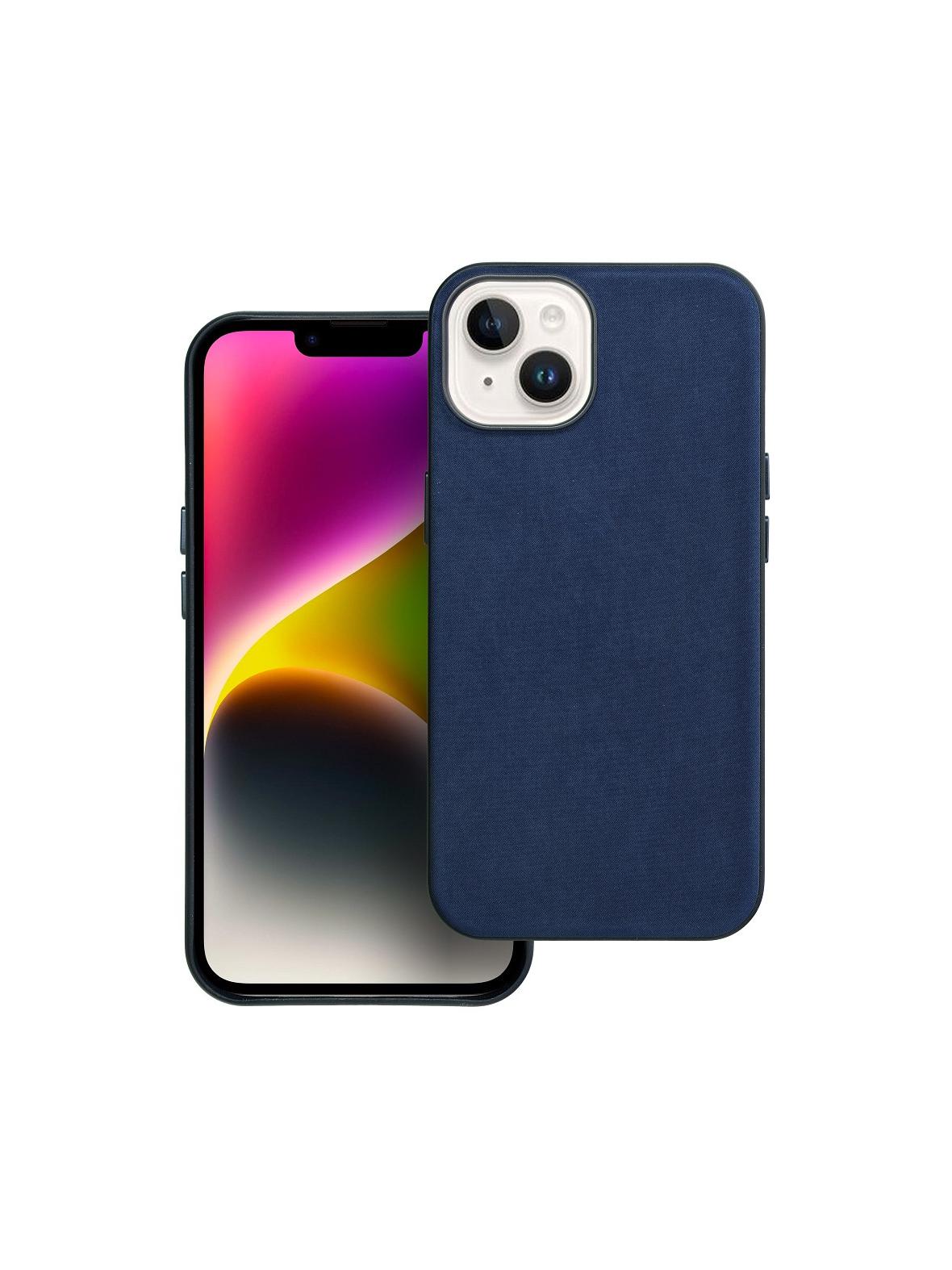 Futerał WOVEN MAG COVER kompatybilny z MagSafe do IPHONE 14 niebieski