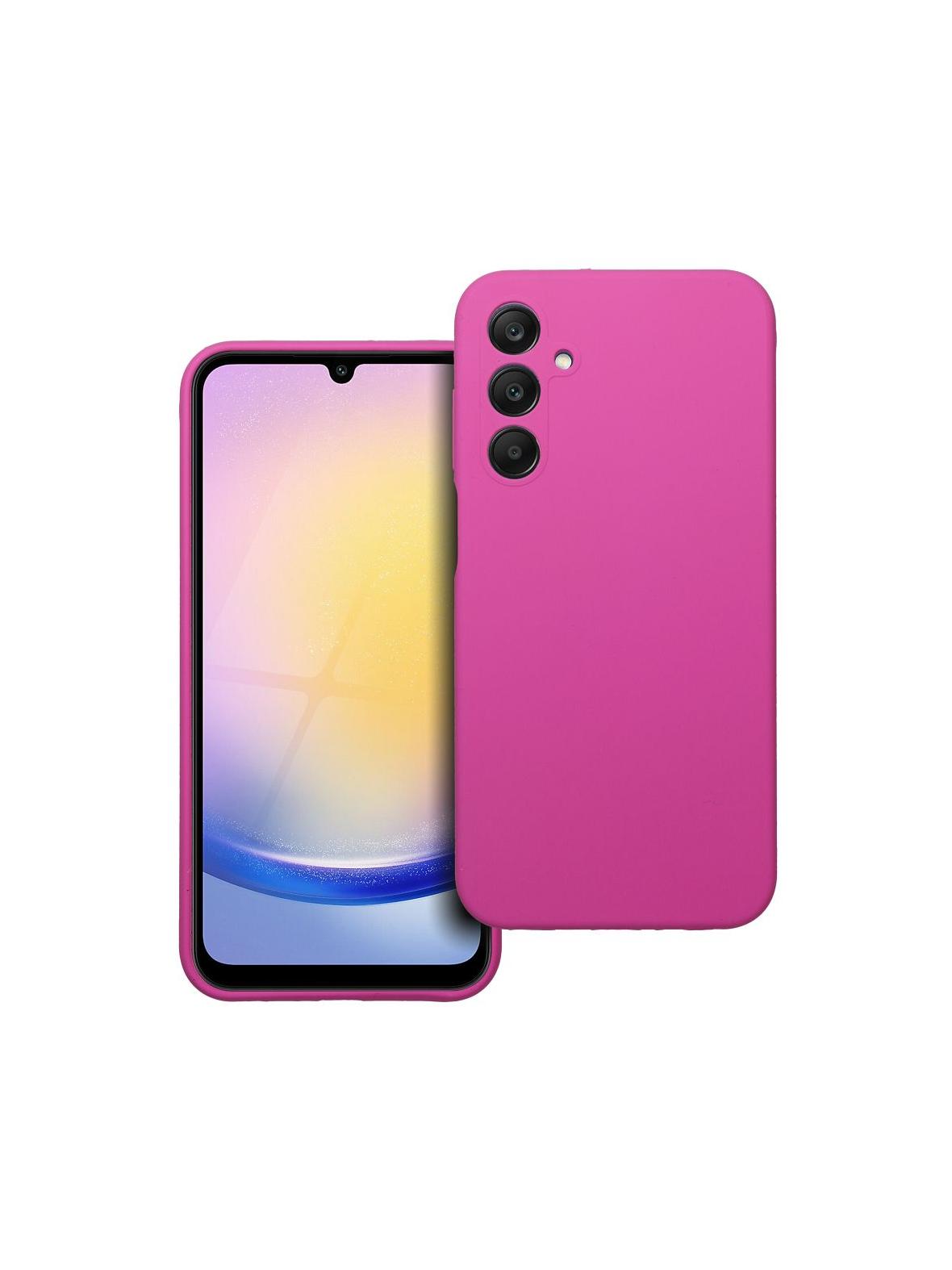 Futerał SILICONE 2mm do SAMSUNG A25 5G róż