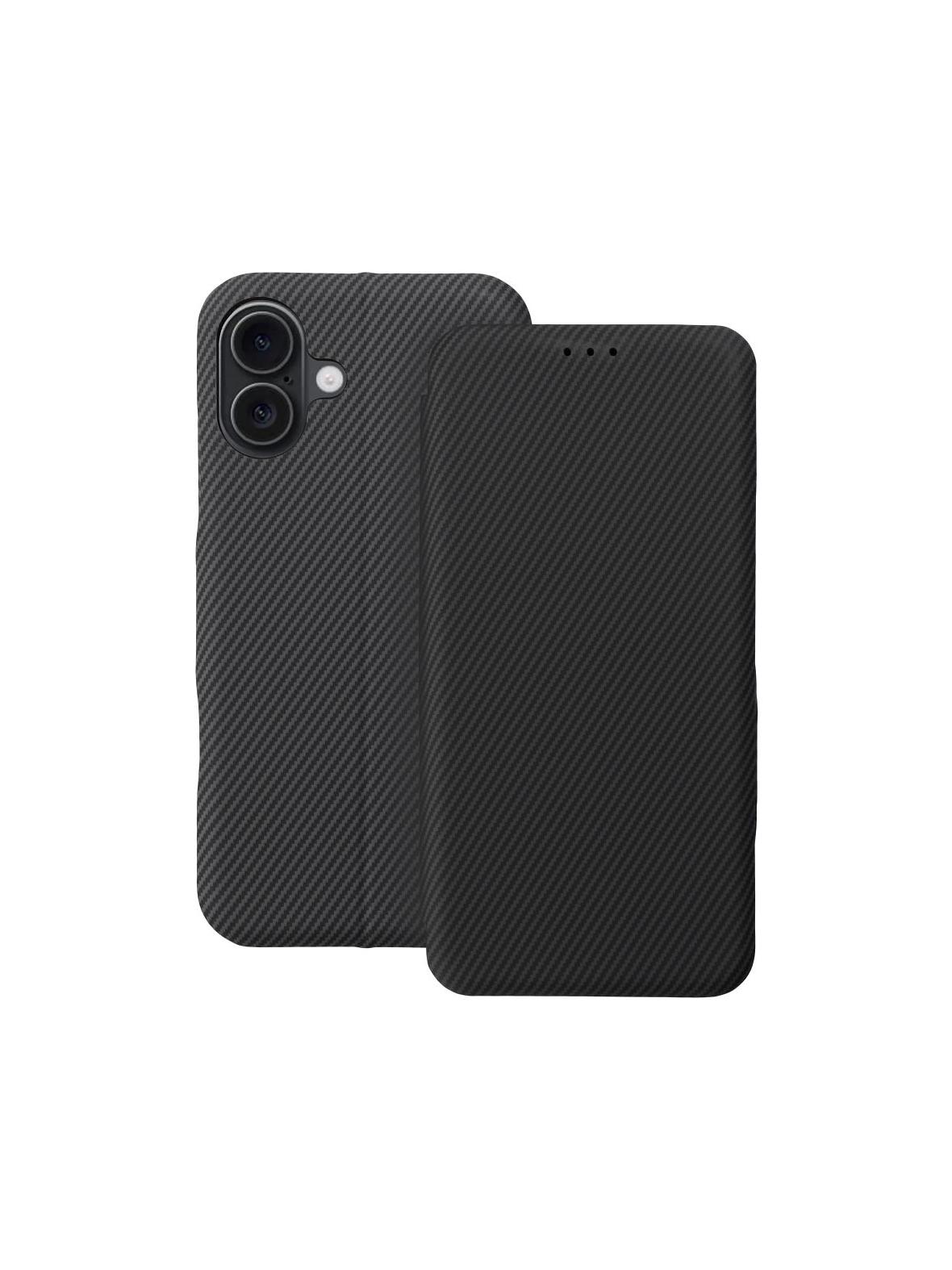 Kabura FOLIO Side Magnet do IPHONE 16 PLUS szary