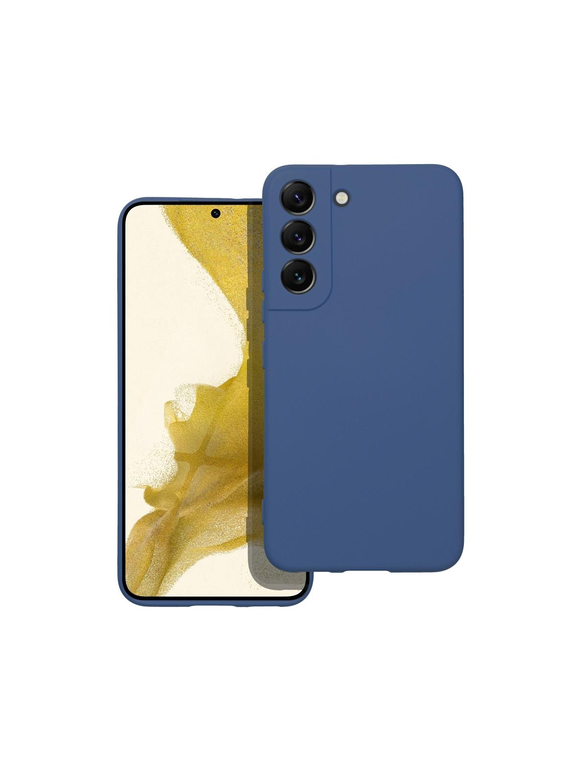 Futerał SILICONE do SAMSUNG S22 niebieski