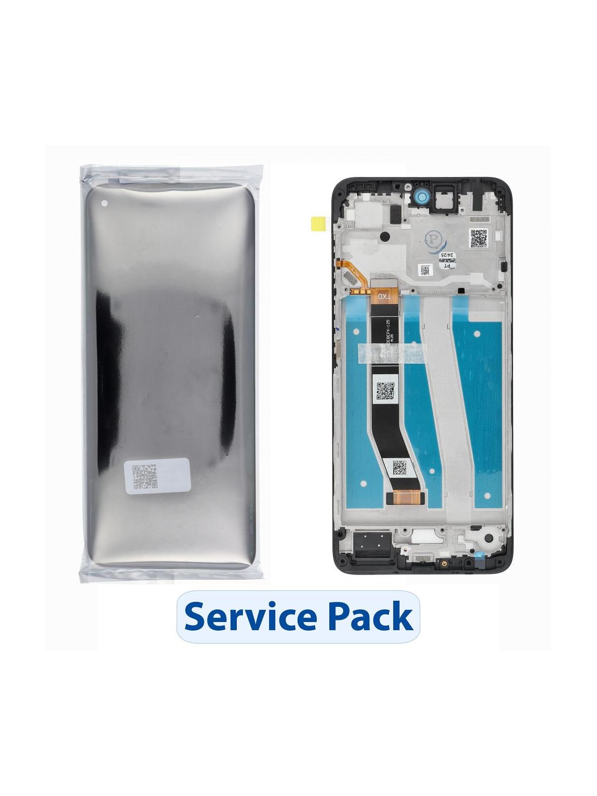 ServicePack Wyświetlacz LCD do MOTOROLA Moto G14 Steel Gray 5D68C23075