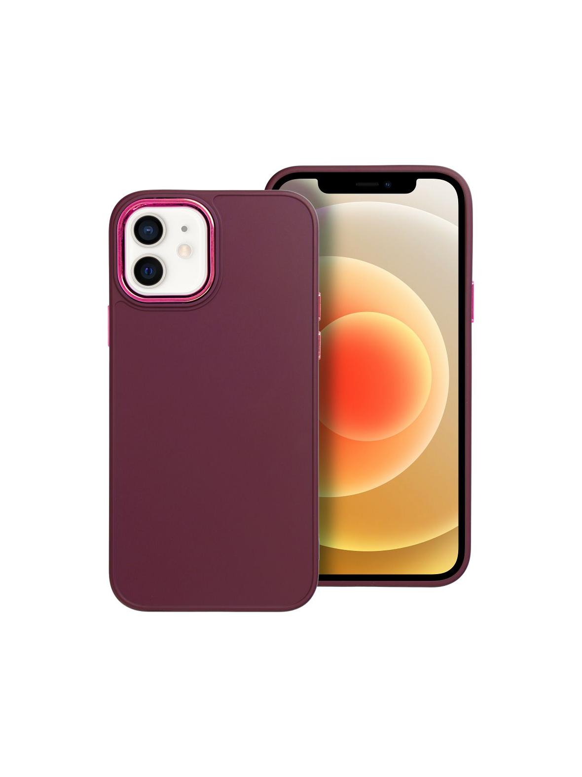 Futerał FRAME do IPHONE 12 / 12 Pro fioletowy
