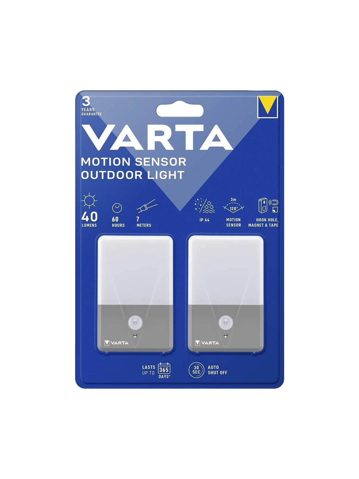 VARTA lampka z czujnikiem ruchu (motion sensor outdoor light) 16634 2 szt