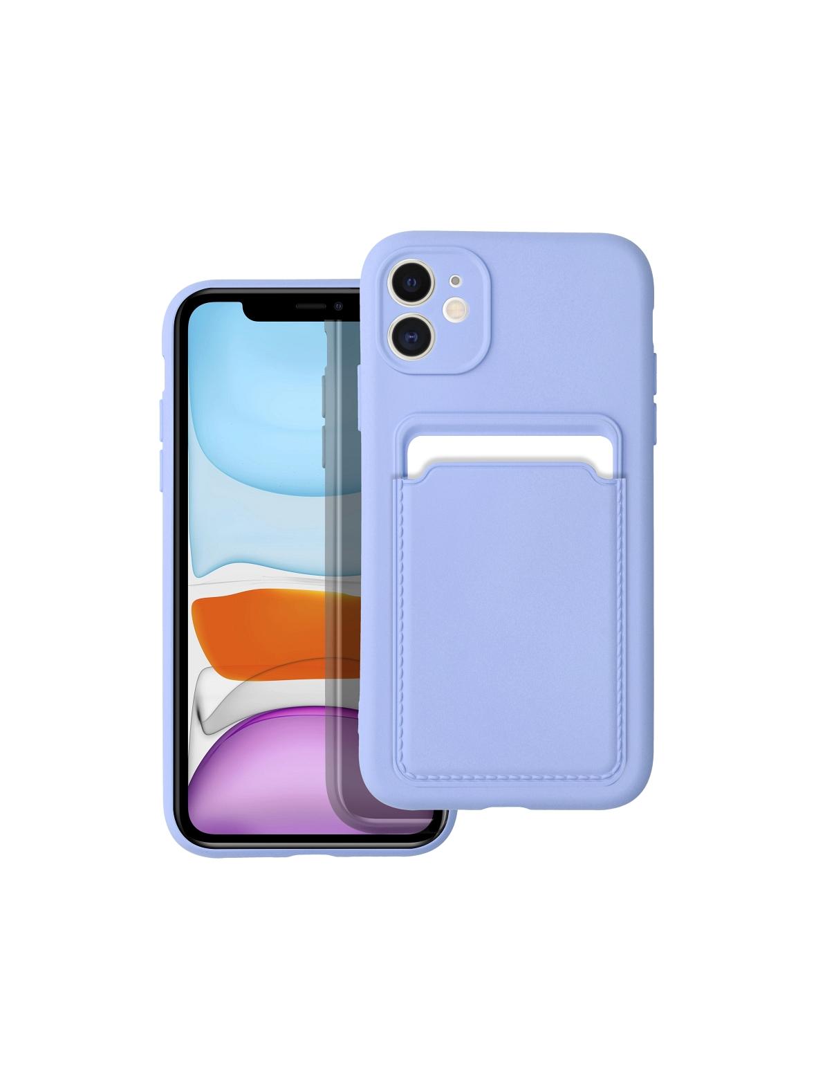 Futerał CARD CASE do IPHONE 11 fioletowy