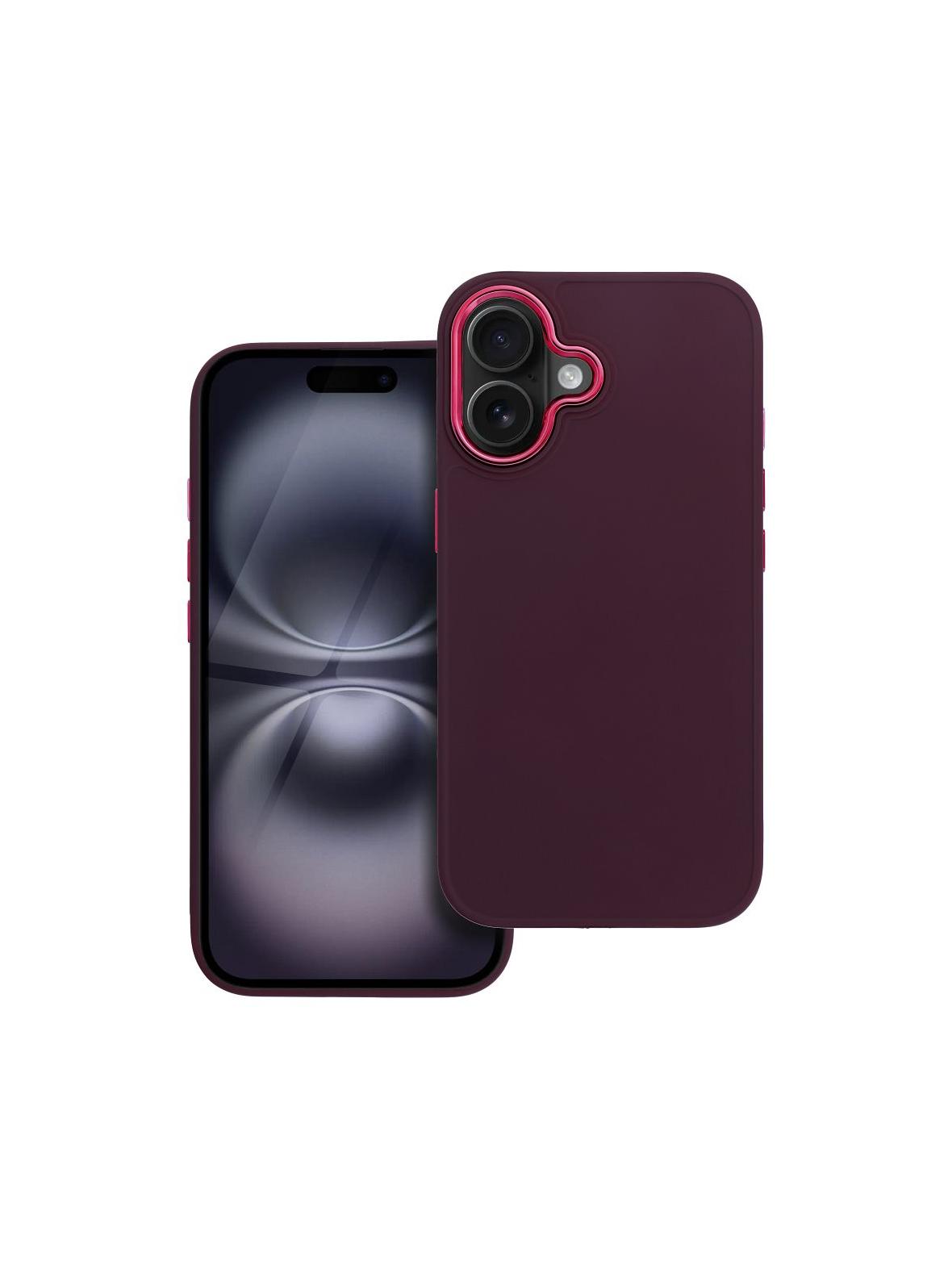 Futerał FRAME do IPHONE 16 fioletowy