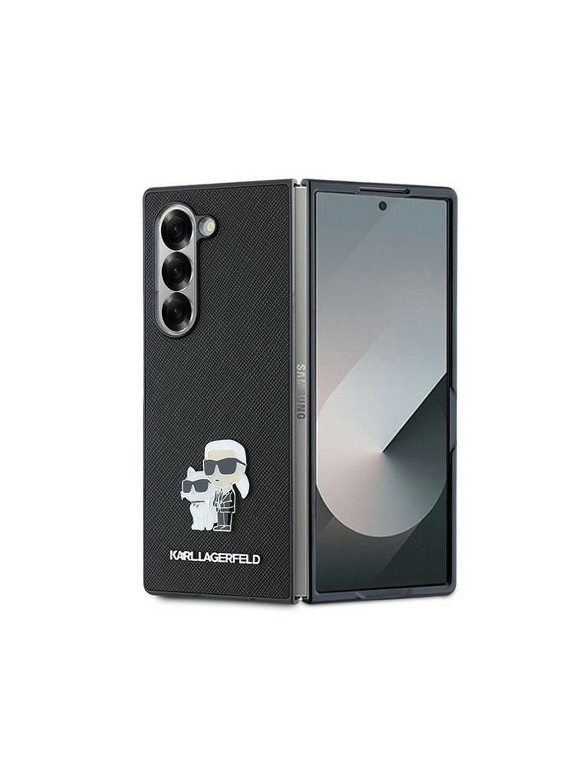 KARL LAGERFELD futerał do SAMSUNG Z Fold 6 KLHCZFD6SAPKCNPK (HC Saffiano KC Metal Pin) czarny