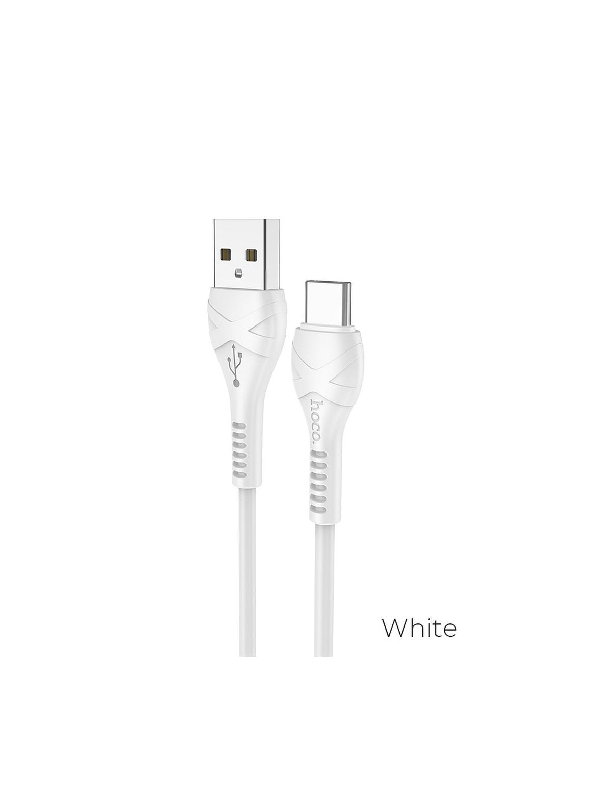Kabel USB A do USB C Hoco 1 m X37 biały