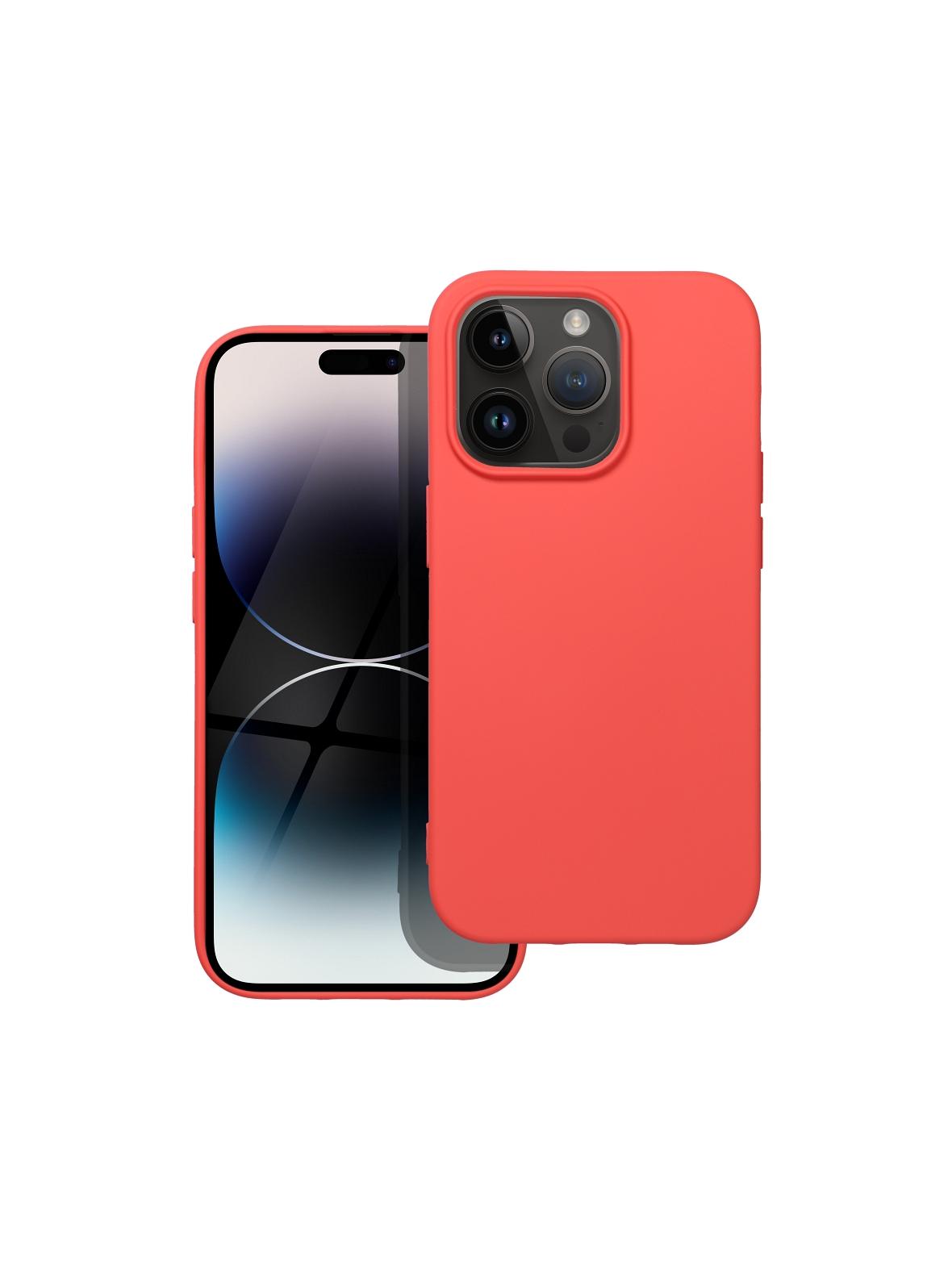 Futerał SILICONE do IPHONE 14 Pro brzoskwiniowy