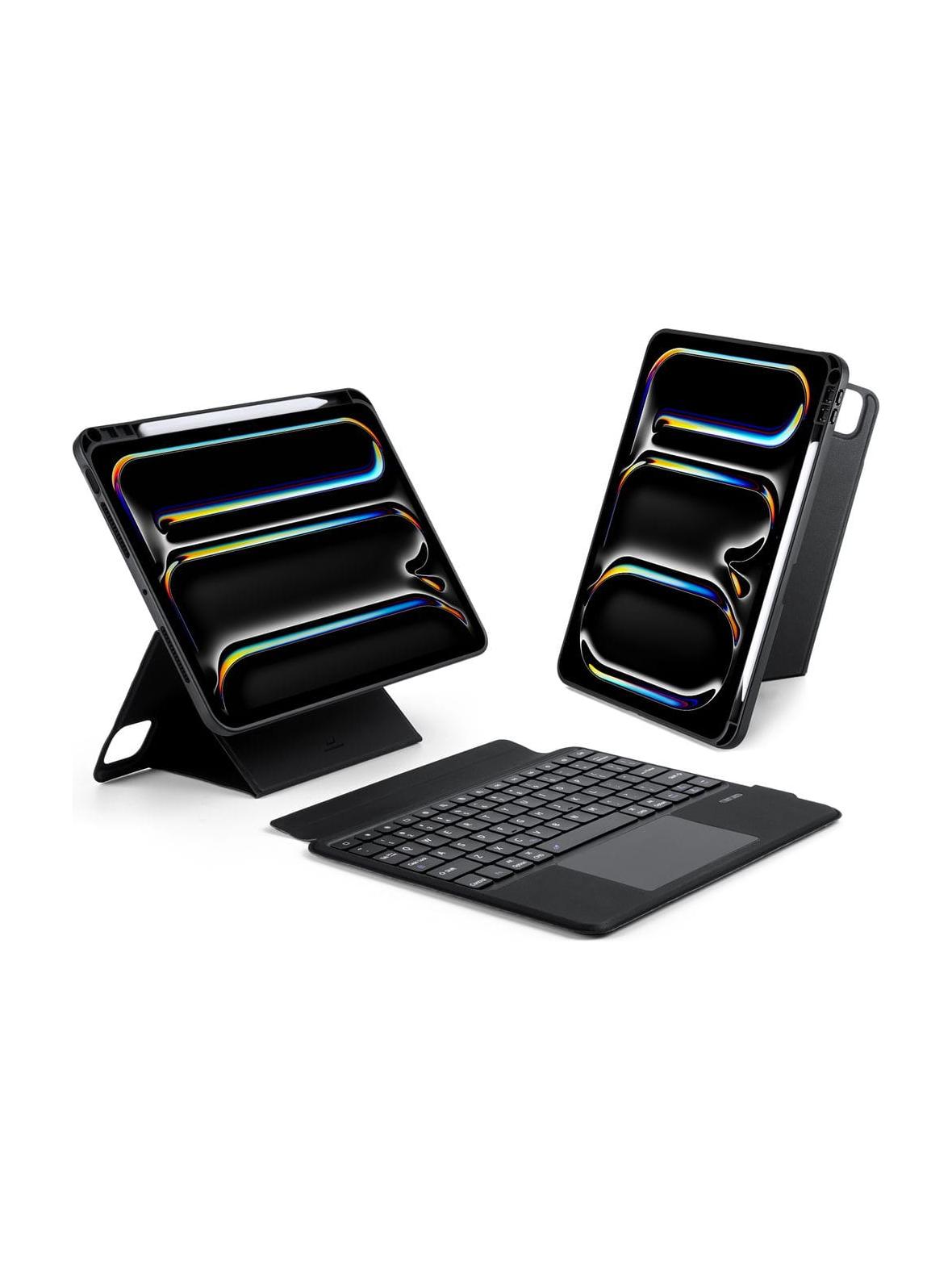 DUX DUCIS etui DK składane z klawiaturą bezprzewodową do iPad Pro 11 (2024) czarne