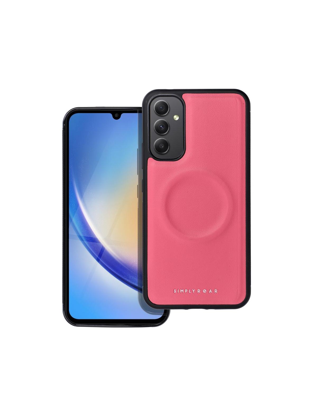 ROAR futerał MAG MORNING do SAMSUNG A34 Różowy