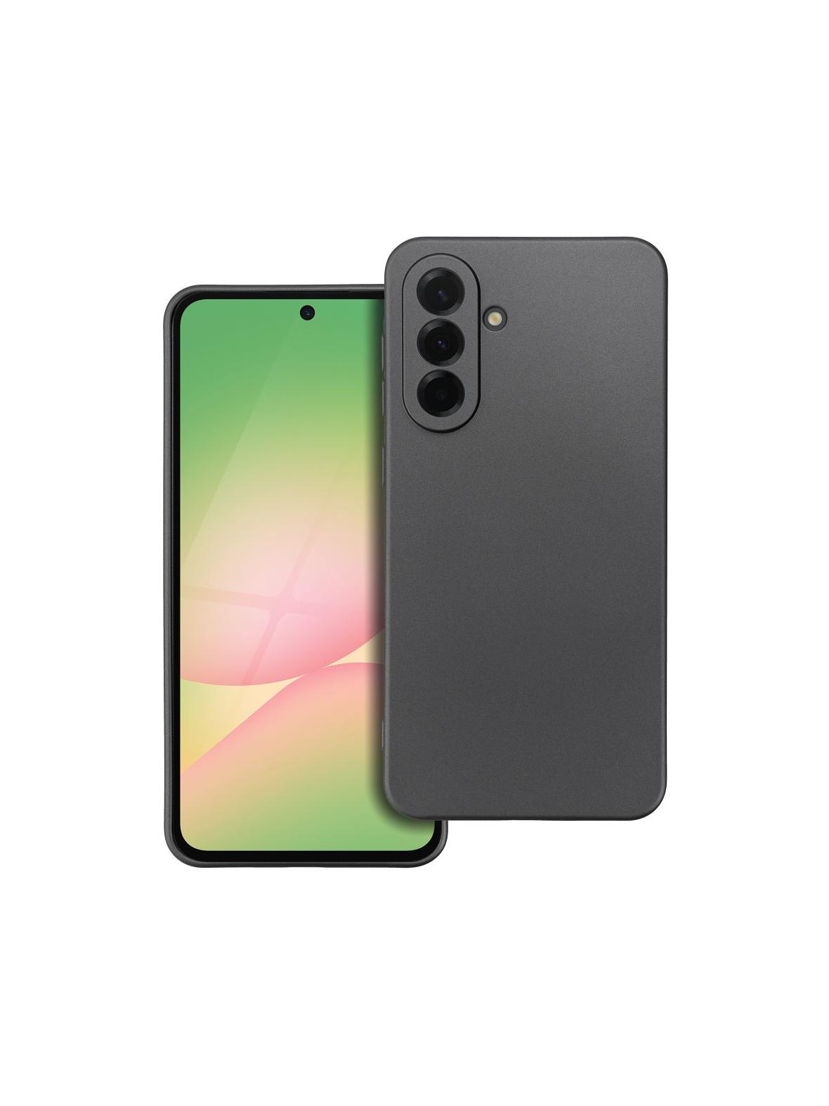 Futerał METALLIC do SAMSUNG A56 5G szary