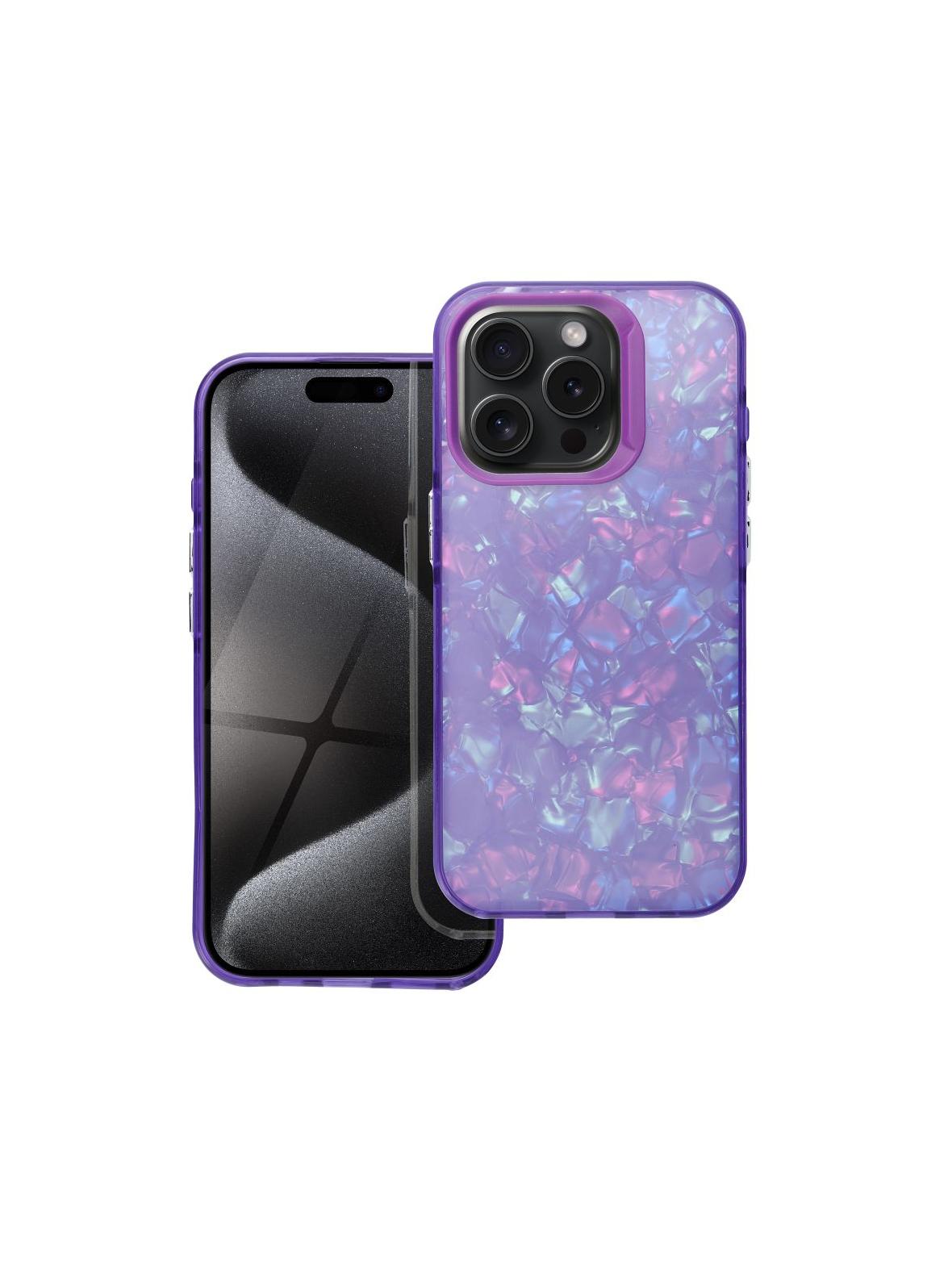 Futerał TUTTI FRUTTI do IPHONE 16 PLUS fioletowy