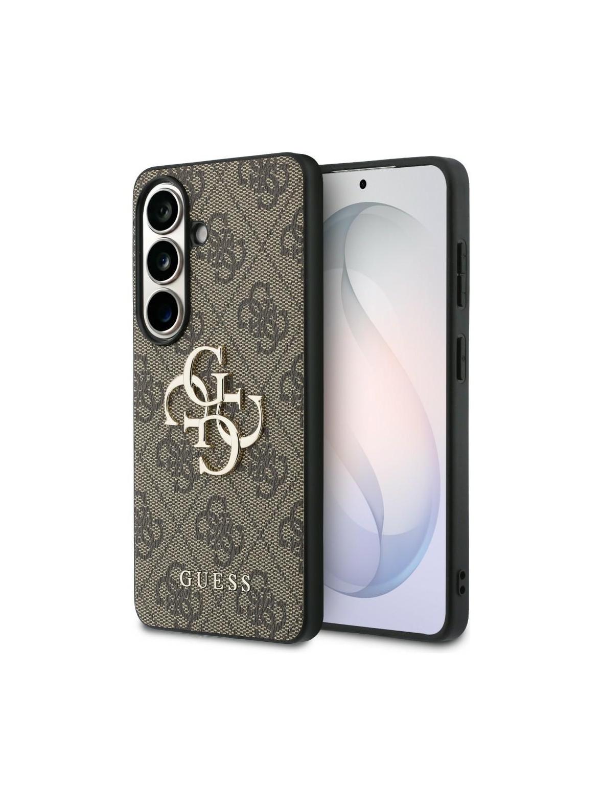 GUESS futerał do SAMSUNG S26 GUHCS26S4GMGBR (4G Big Metal Logo) brązowy