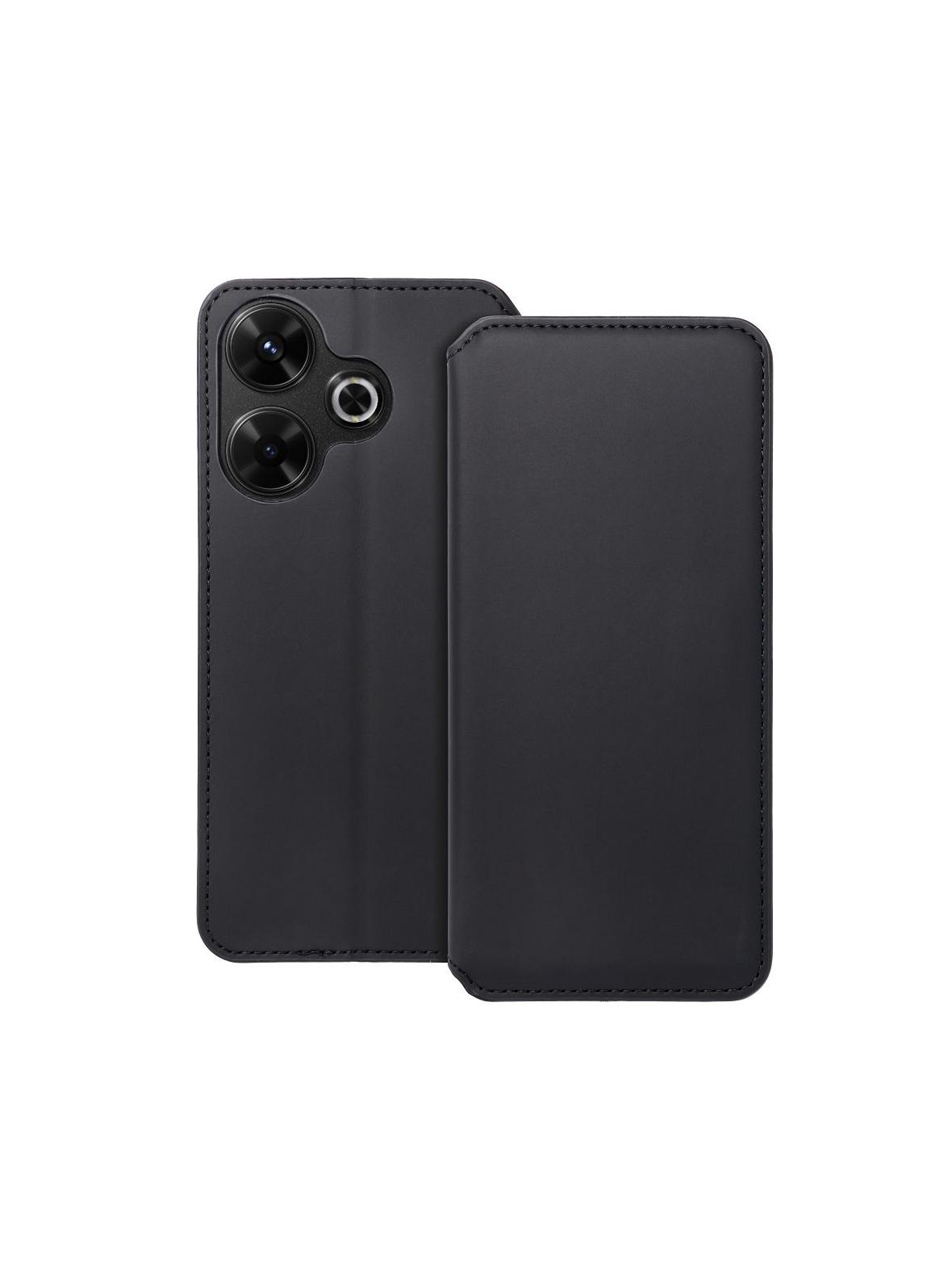 Kabura DUAL POCKET Book do XIAOMI Redmi 13 4G czarny