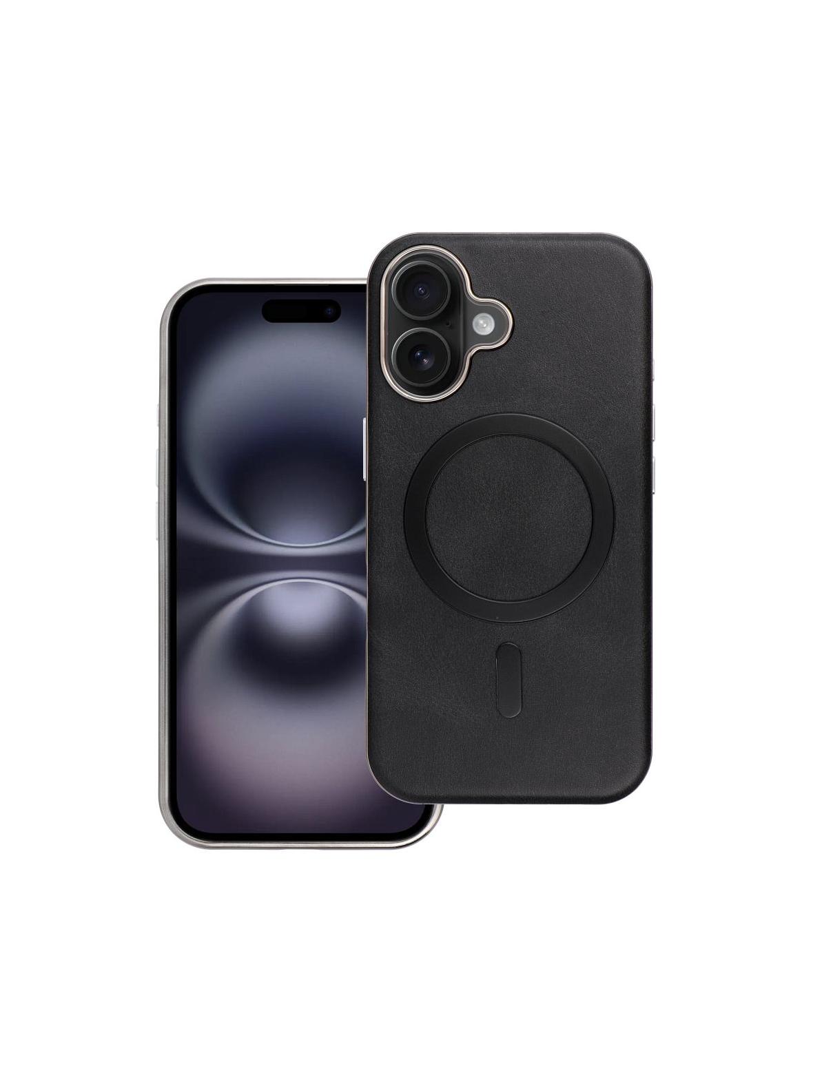 Futerał GENTLEMAN MAG COVER kompatybilny z MagSafe do IPHONE 16 PRO MAX czarny