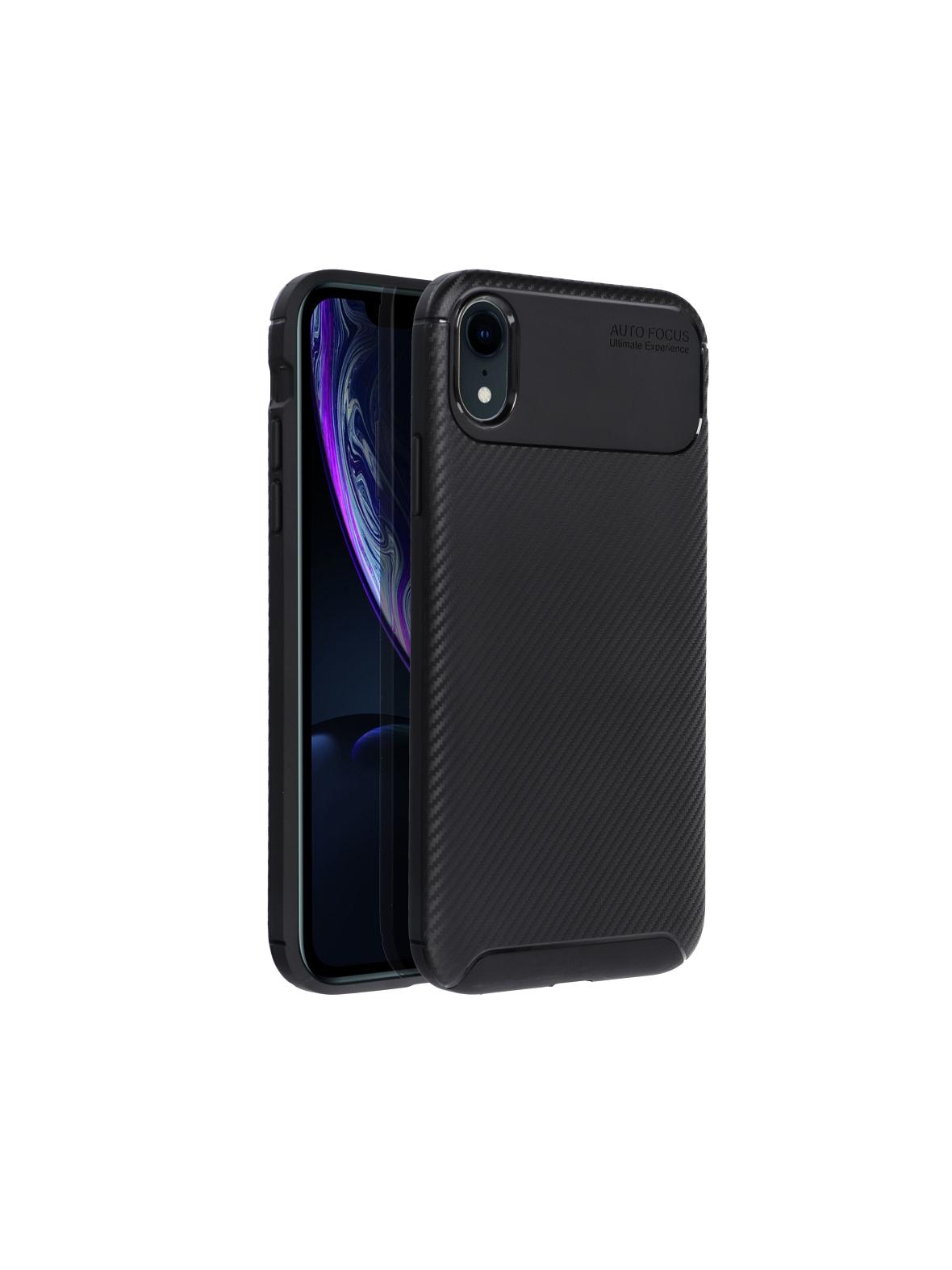 Futerał CARBON PREMIUM do IPHONE XR czarny