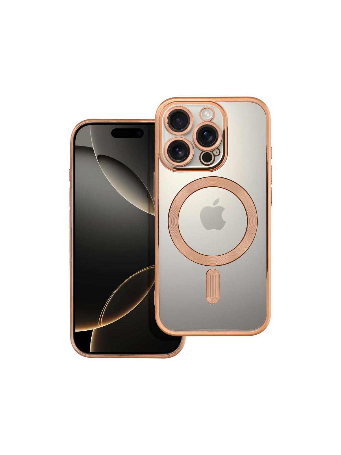 Futerał ELECTRO MAG COVER kompatybilny z MagSafe do IPHONE 16 Pro złoty