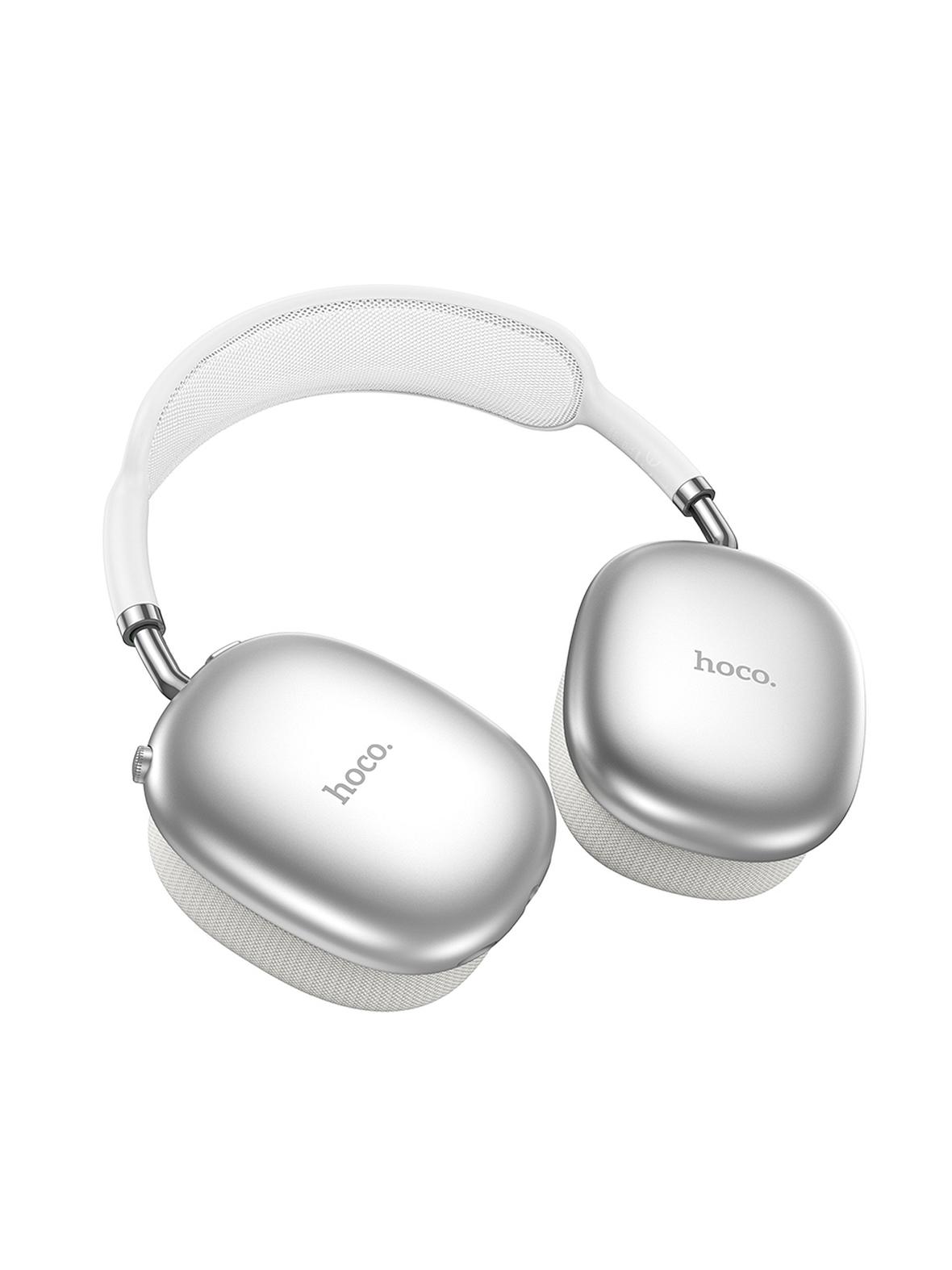 Słuchawki bezprzewodowe nauszne Hoco W55 srebrne