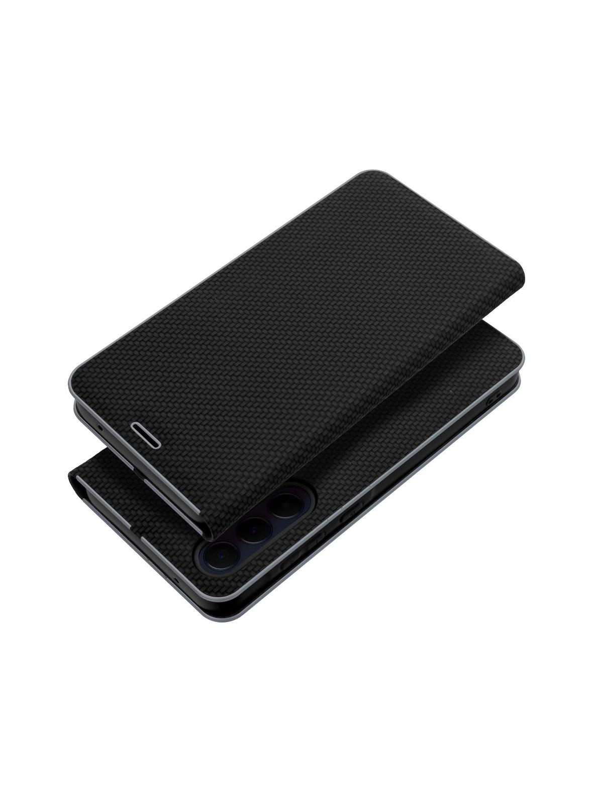 Kabura LUNA Book Carbon do XIAOMI 14 czarny